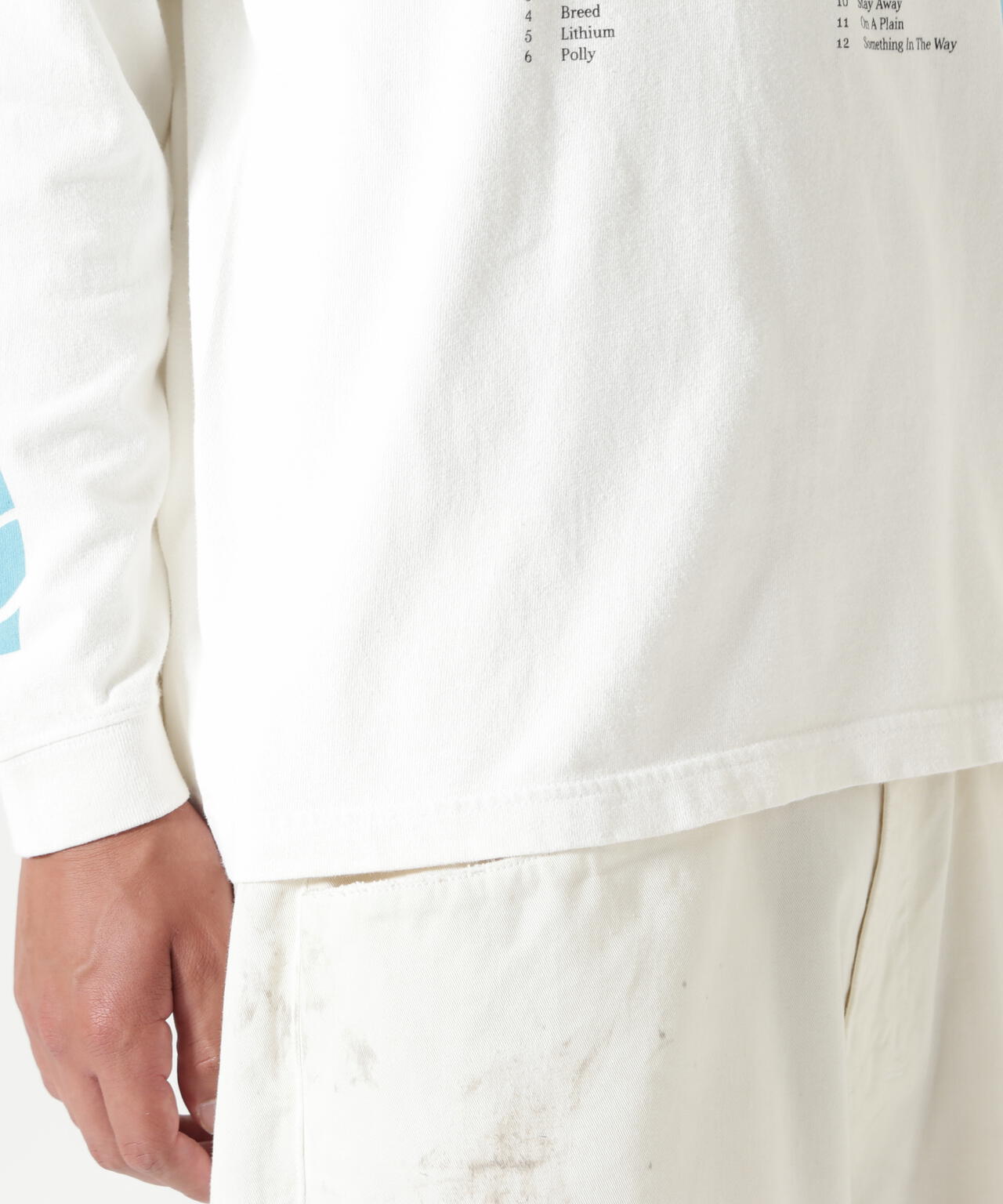 NIRVANA/ニルヴァーナ/NEVERMIND L/S TEE/コラボロンT