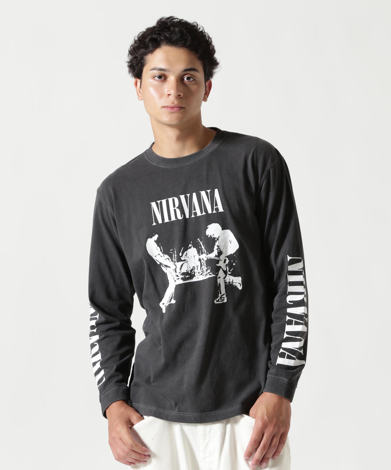 NIRVANA/ニルヴァーナ/LIVE L/S TEE/コラボロンT
