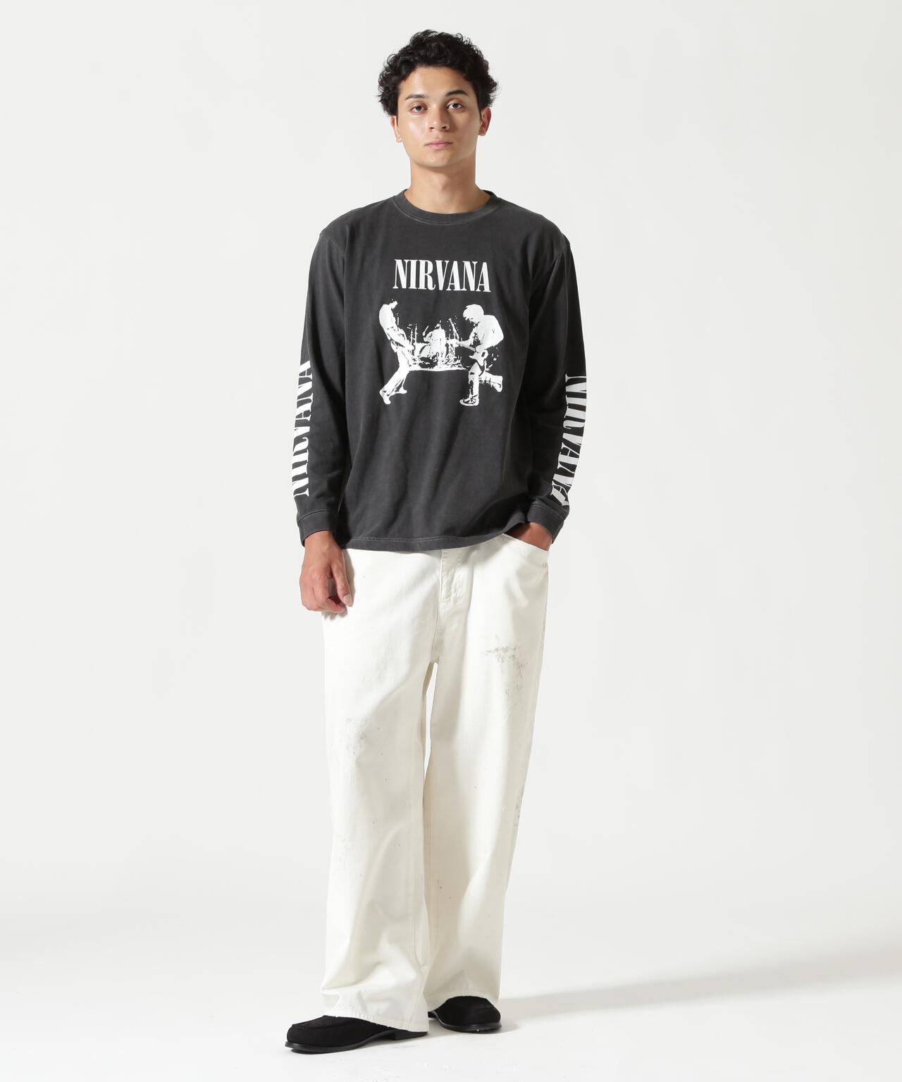 NIRVANA/ニルヴァーナ/LIVE L/S TEE/コラボロンT