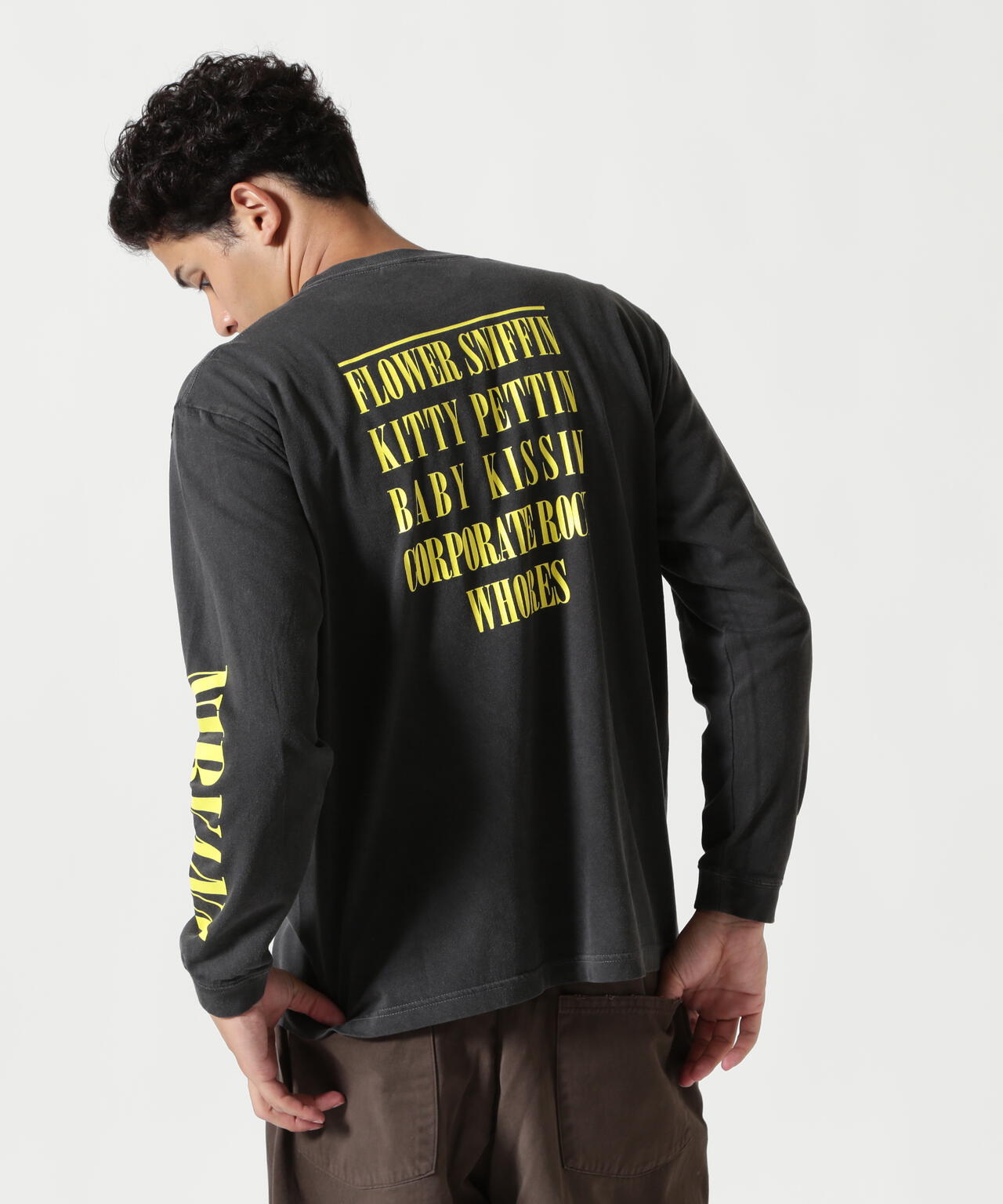 NIRVANA/ニルヴァーナ/SMILE L/S TEE/コラボロンT