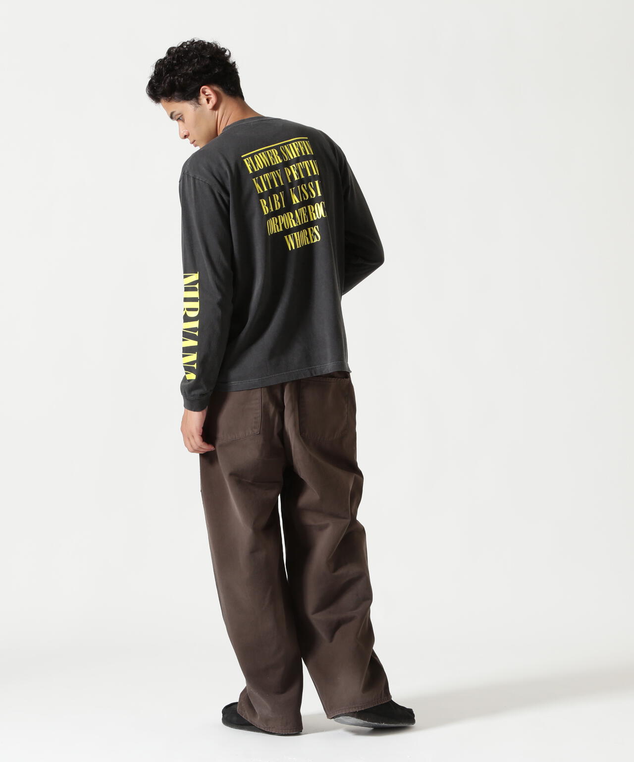 NIRVANA/ニルヴァーナ/SMILE L/S TEE/コラボロンT