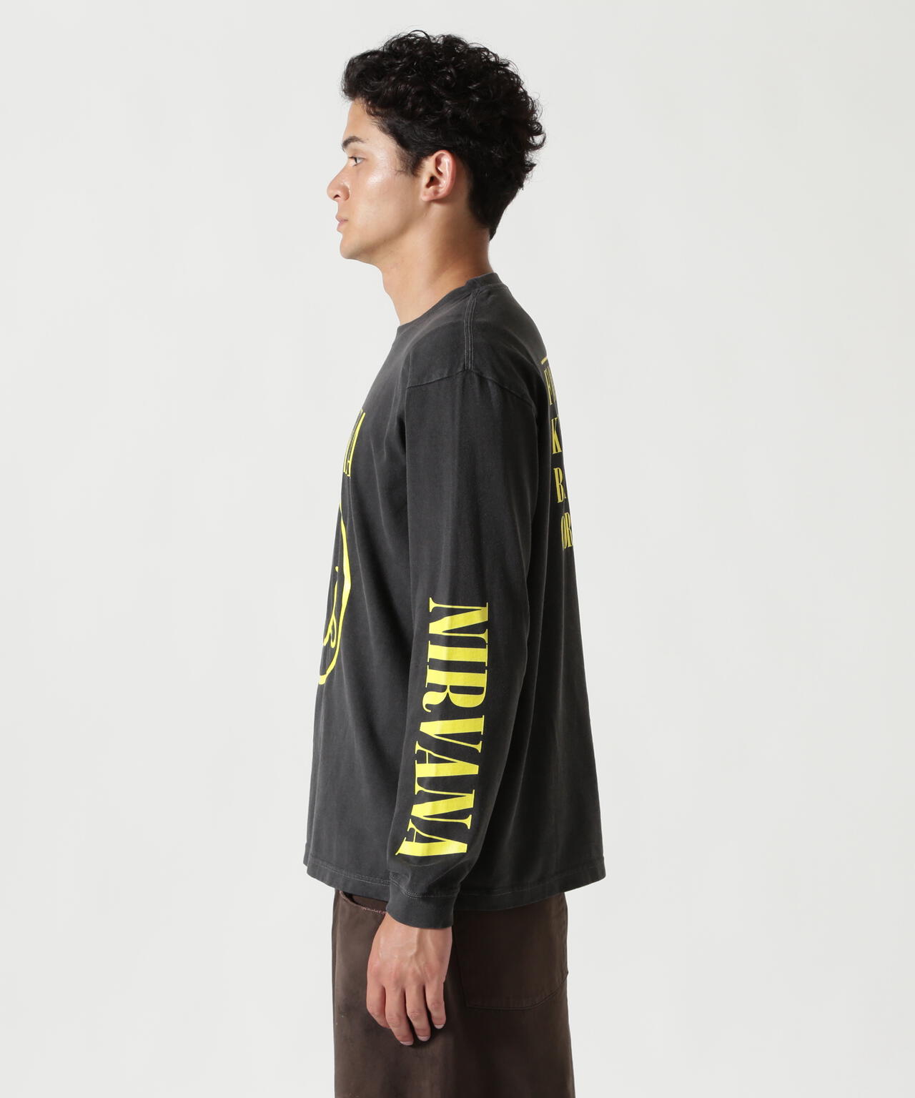 NIRVANA/ニルヴァーナ/SMILE L/S TEE/コラボロンT