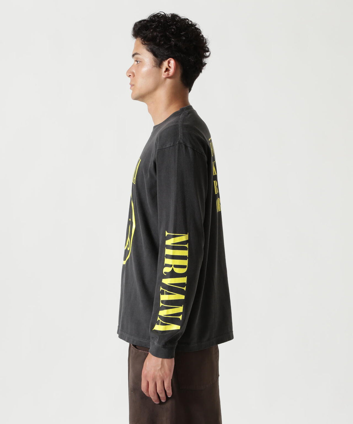 NIRVANA/ニルヴァーナ/SMILE L/S TEE/コラボロンT