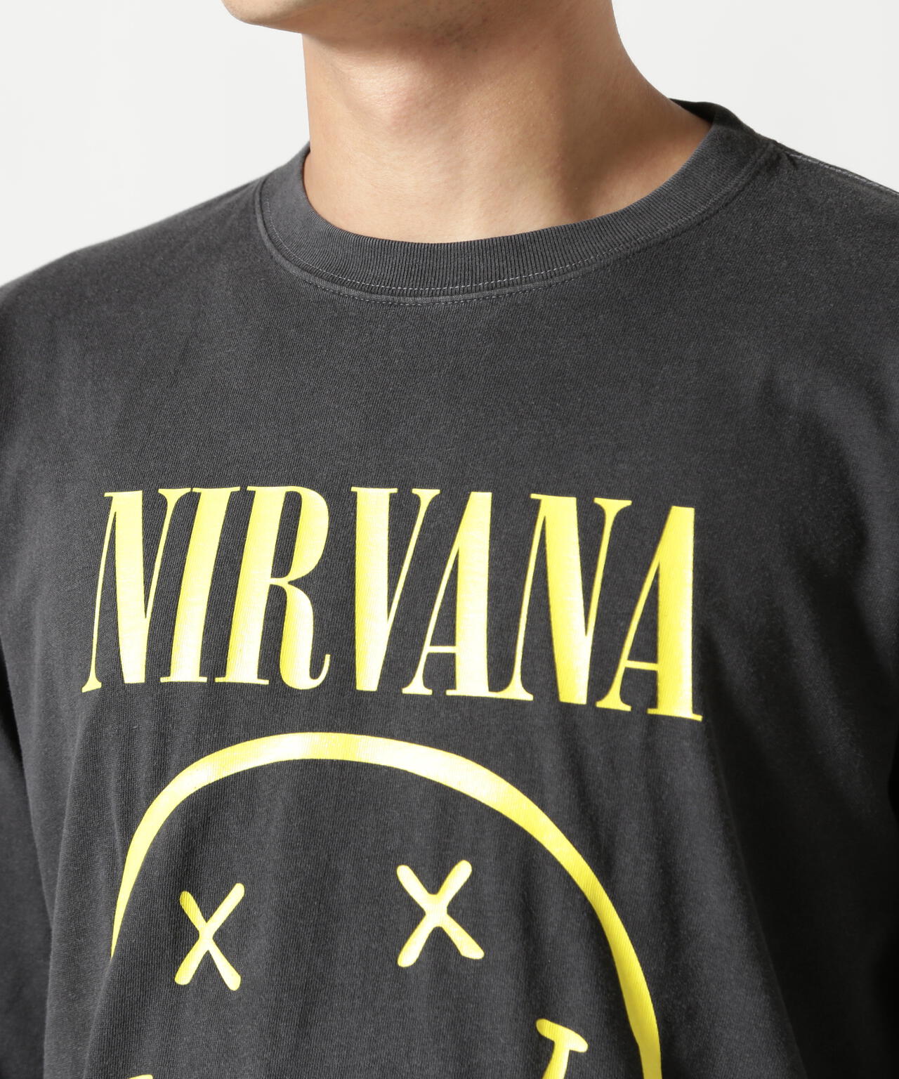 NIRVANA/ニルヴァーナ/SMILE L/S TEE/コラボロンT
