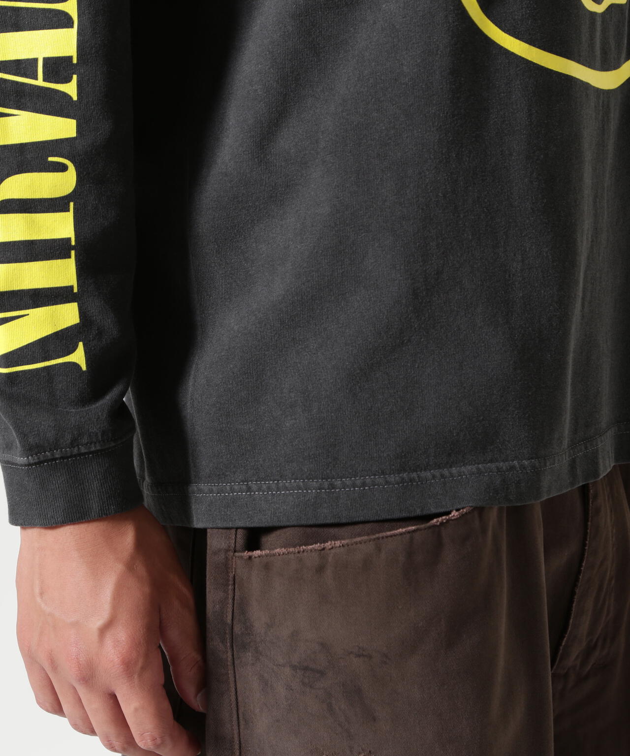 NIRVANA/ニルヴァーナ/SMILE L/S TEE/コラボロンT