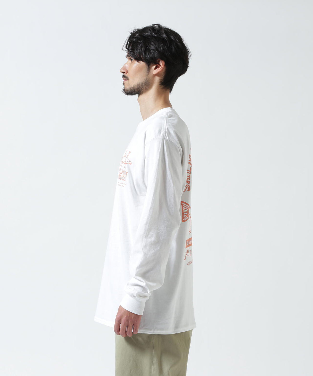 MANASTASH/マナスタッシュ/CiTee L/S SALMON/サーモン