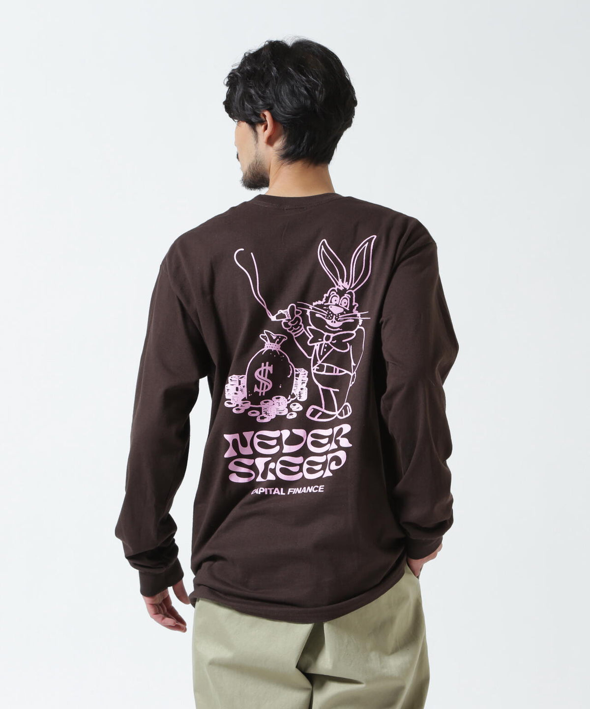 MANASTASH/マナスタッシ/ュCiTee L/S RABBIT/シティーロングスリーブラビット