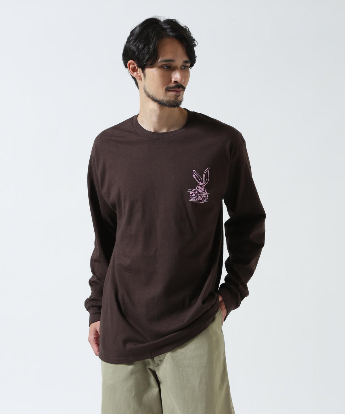 MANASTASH/マナスタッシ/ュCiTee L/S RABBIT/シティーロングスリーブラビット