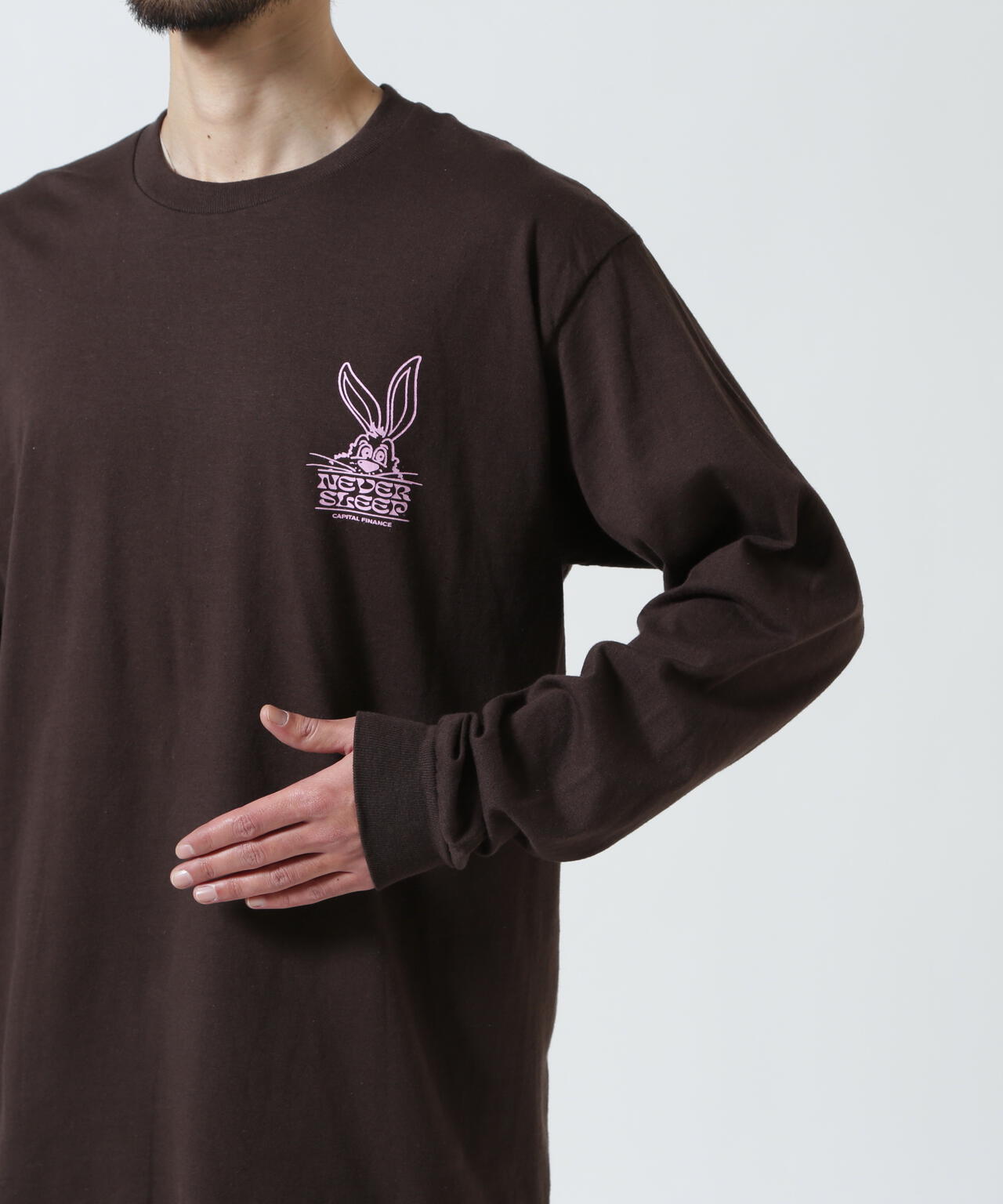 MANASTASH/マナスタッシ/ュCiTee L/S RABBIT/シティーロングスリーブラビット