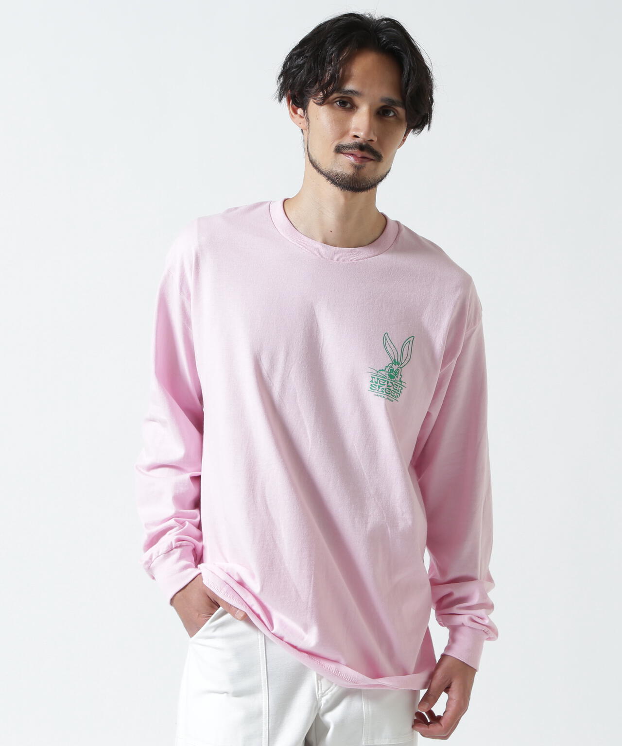 MANASTASH/マナスタッシ/ュCiTee L/S RABBIT/シティーロングスリーブラビット