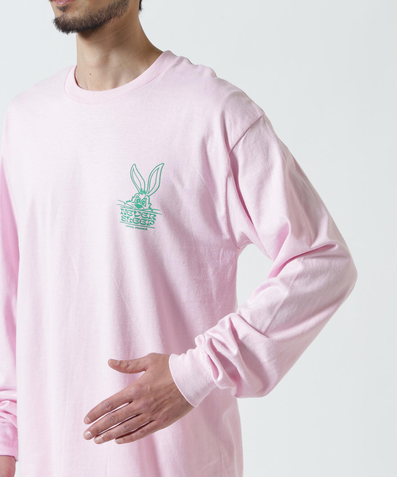 MANASTASH/マナスタッシ/ュCiTee L/S RABBIT/シティーロングスリーブラビット