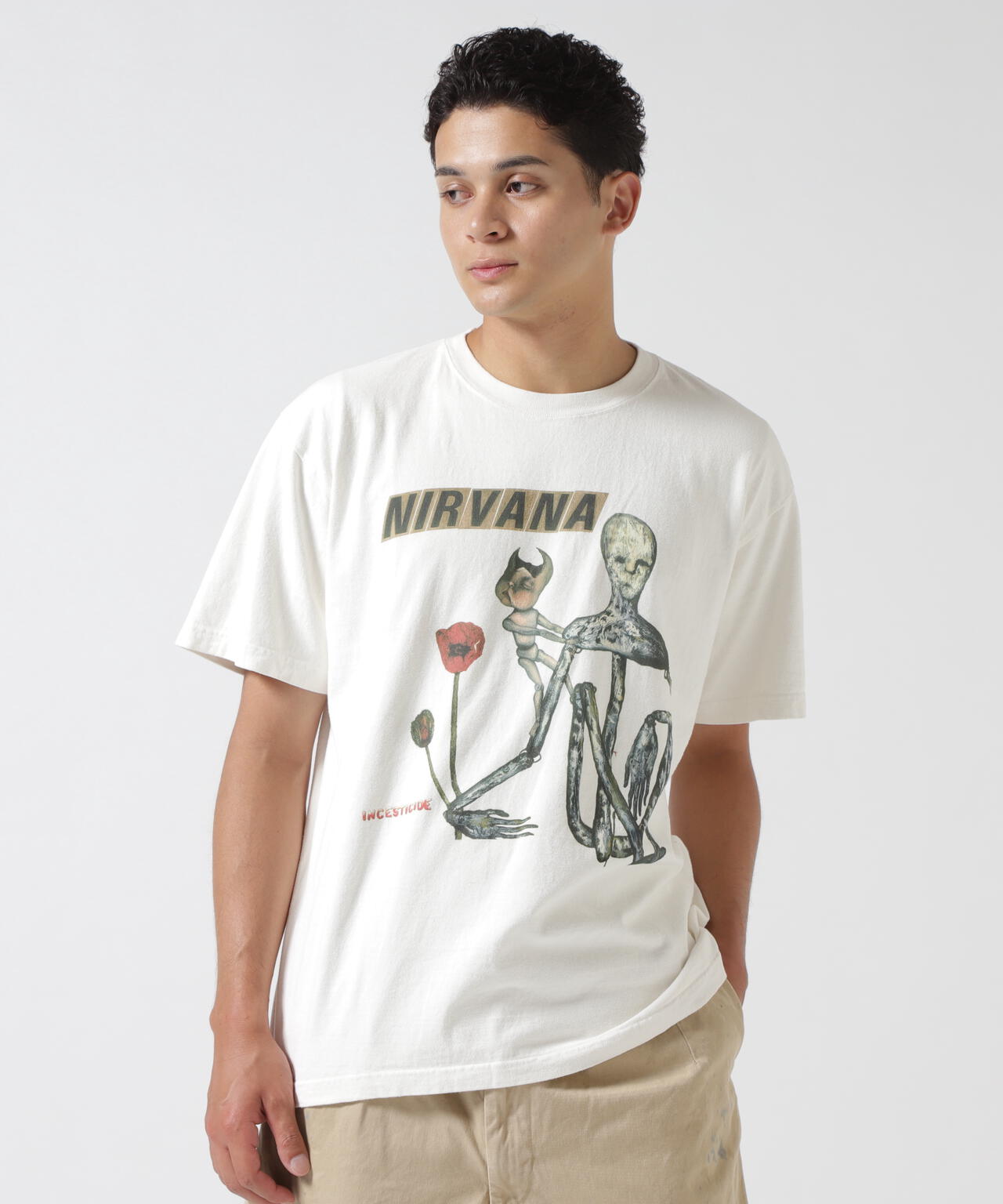 NIRVANA/ニルヴァーナ/INCESTICIDE S/S TEE/コラボTシャツ