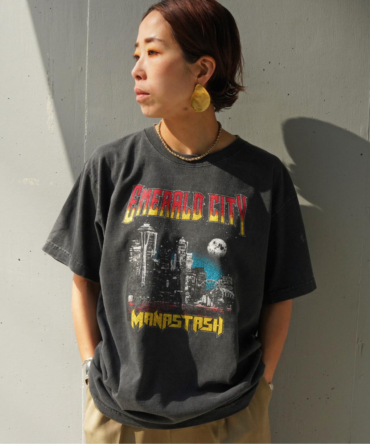 GOOD ROCK SPEED×MANASTASH/別注 Emerald CityコラボTシャツ《メンズ・ウィメンズ・ユニセックス》