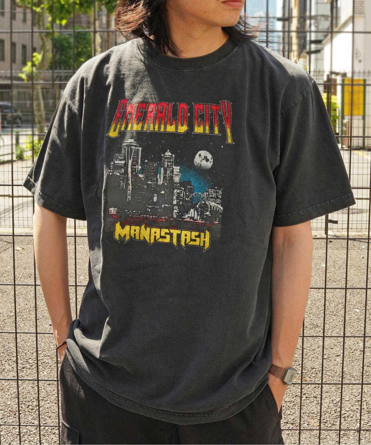 GOOD ROCK SPEED×MANASTASH/別注 Emerald CityコラボTシャツ《メンズ・ウィメンズ・ユニセックス》
