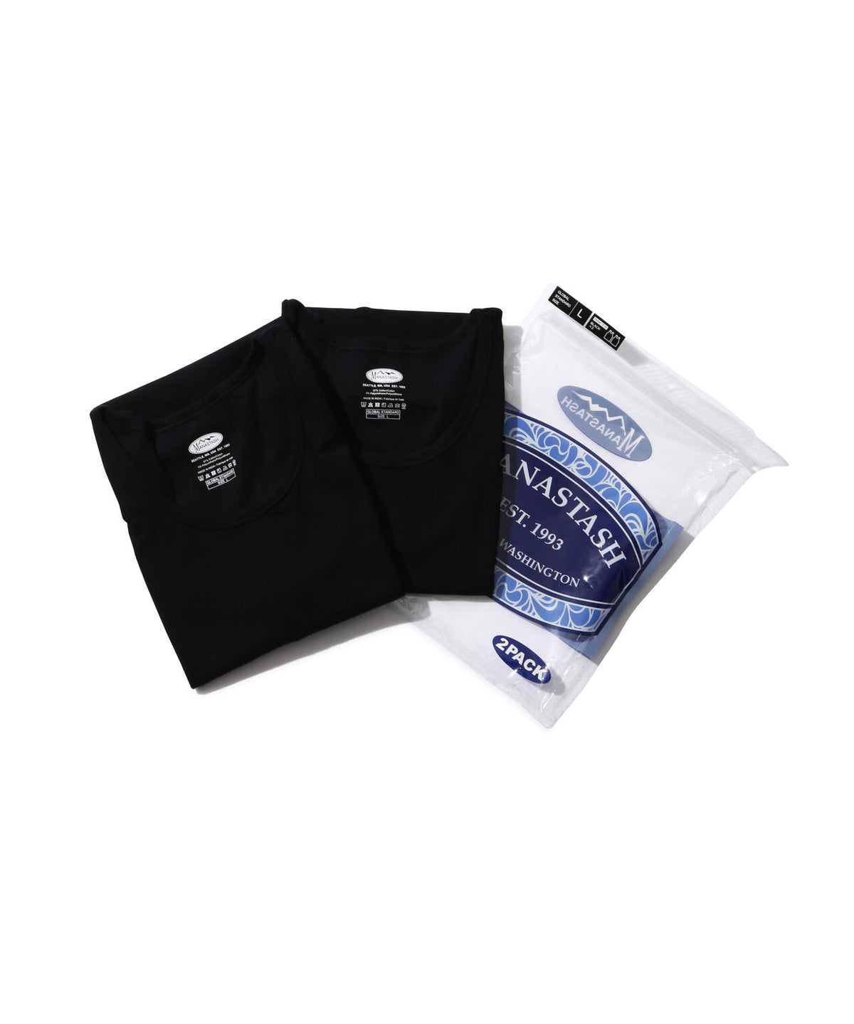 MANASTASH/マナスタッシュ/RIB TANK TOPS(2P)