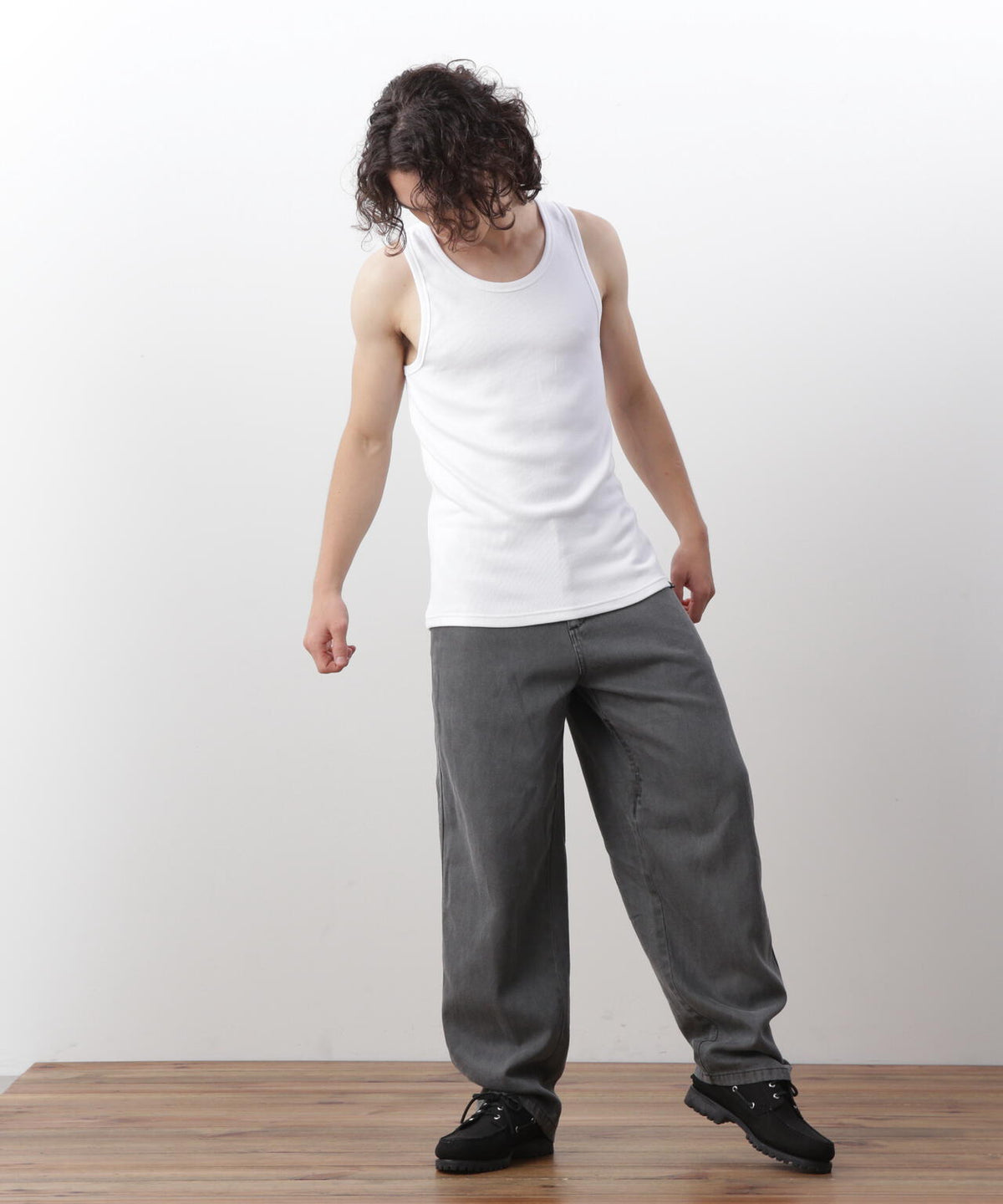 MANASTASH/マナスタッシュ/RIB TANK TOPS(2P)