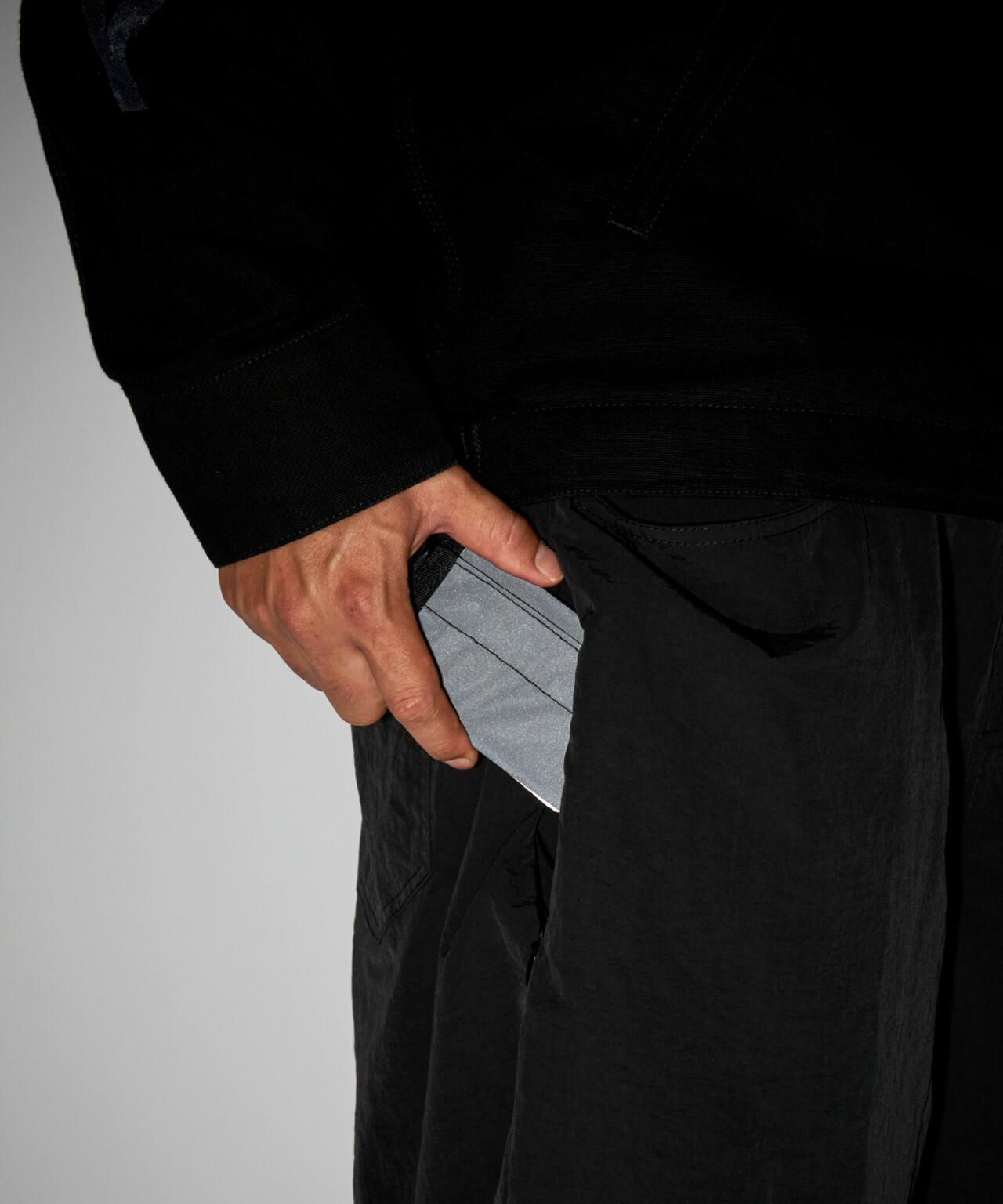 PACKING/パッキングPACKING BLACK REFLECTIVE WALLET パッキングブラックリフレクティブウォレット