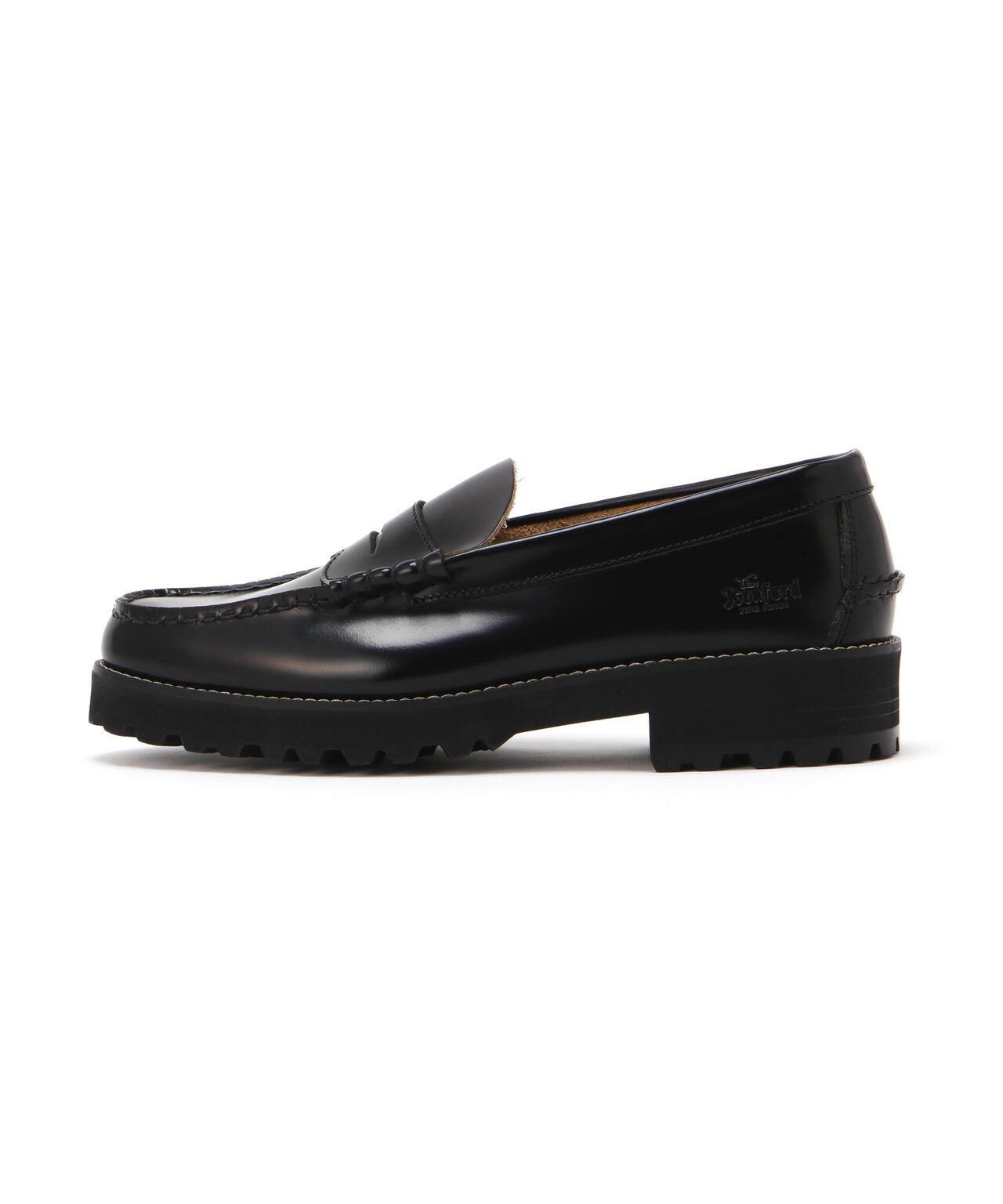 The Kenford Fineshoes/ケンフォード ファインシューズ/MENS TANK SOLE LOAFERS / BLACK
