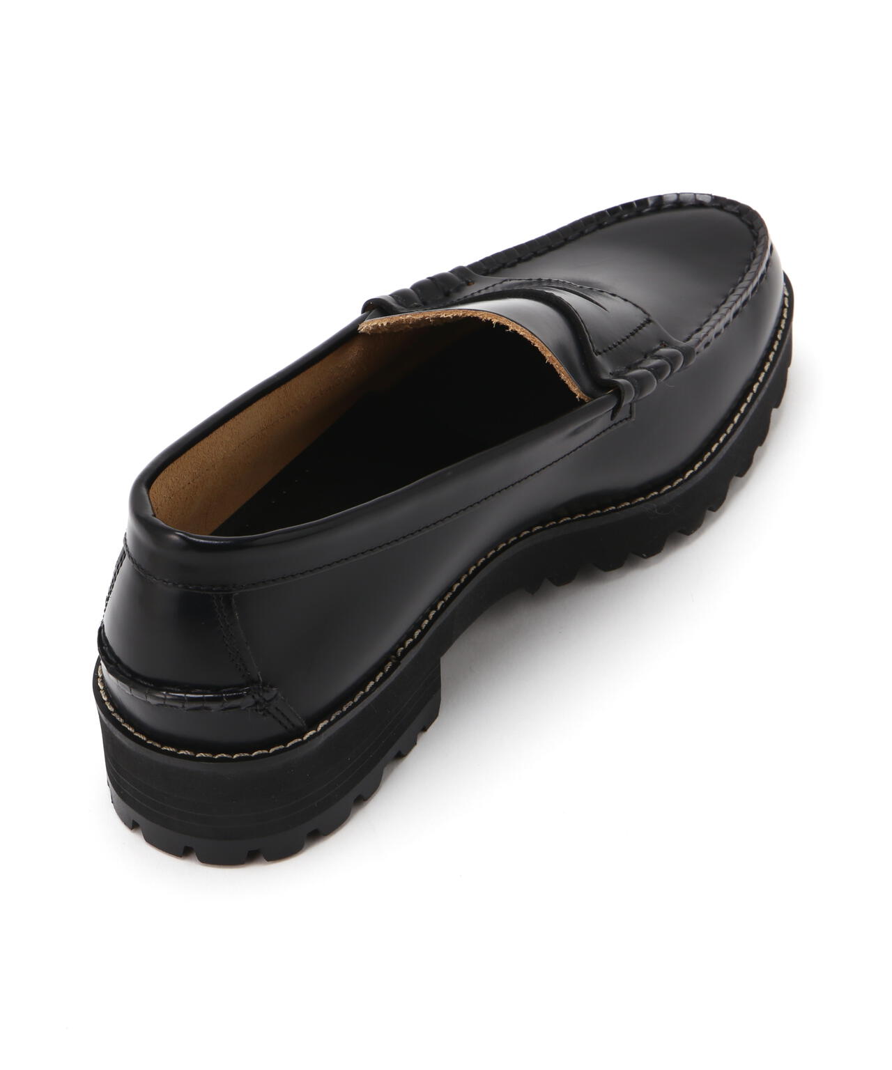The Kenford Fineshoes/ケンフォード ファインシューズ/MENS TANK SOLE LOAFERS / BLACK