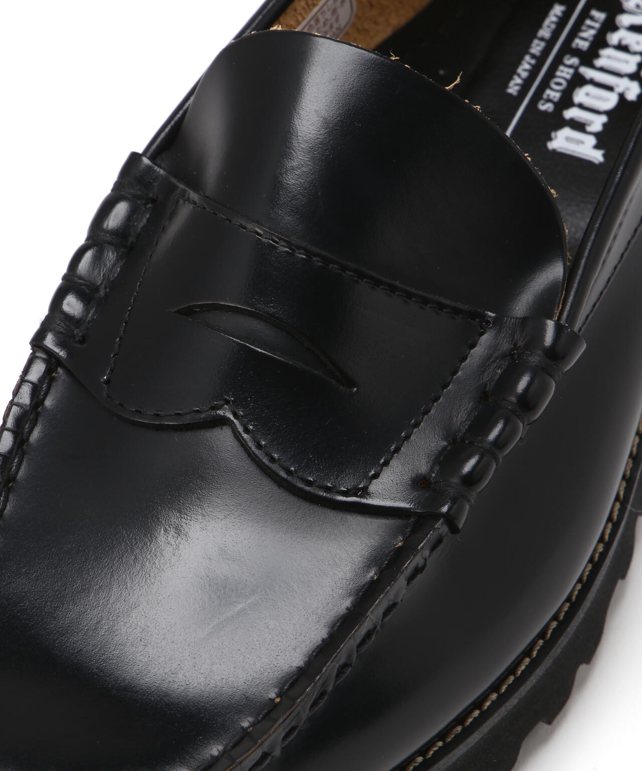 The Kenford Fineshoes/ケンフォード ファインシューズ/MENS TANK SOLE LOAFERS / BLACK