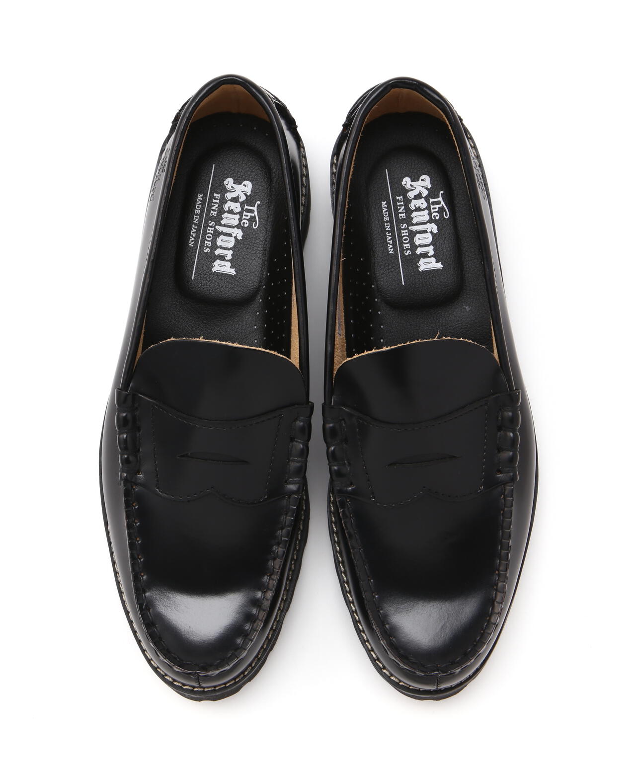 The Kenford Fineshoes/ケンフォード ファインシューズ/MENS TANK SOLE LOAFERS / BLACK