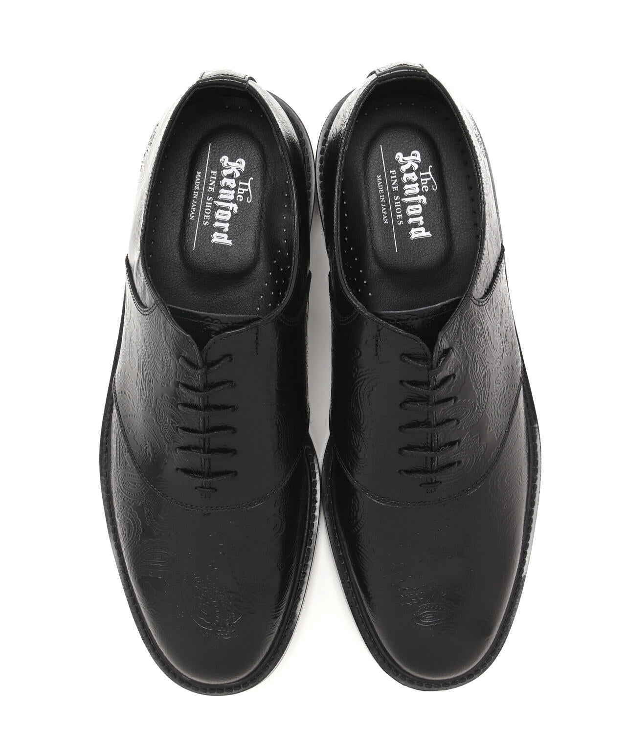 The Kenford Fineshoes/MENS CLASSIC SADDLE / BLACK PAISLEY