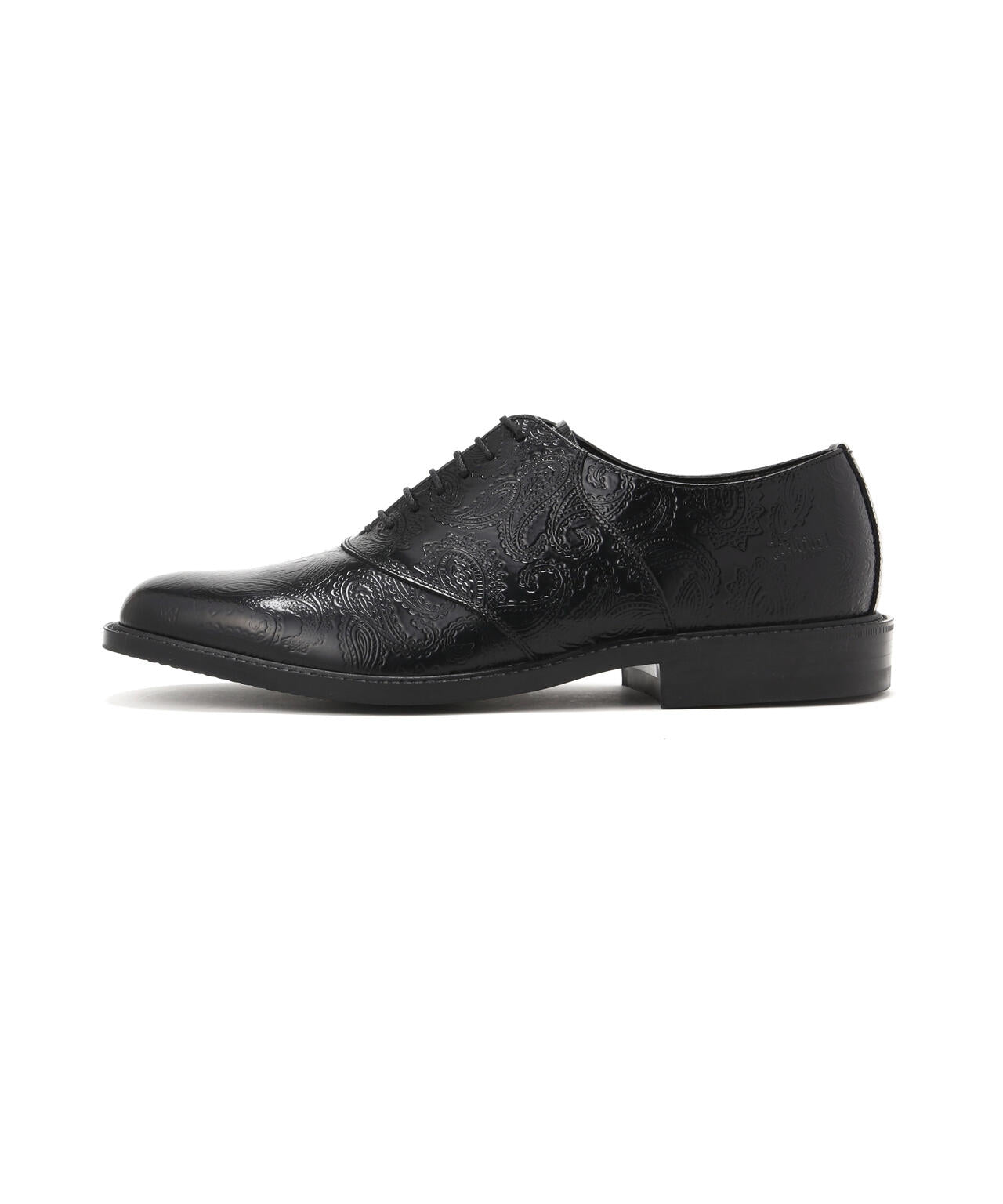 The Kenford Fineshoes/MENS CLASSIC SADDLE / BLACK PAISLEY