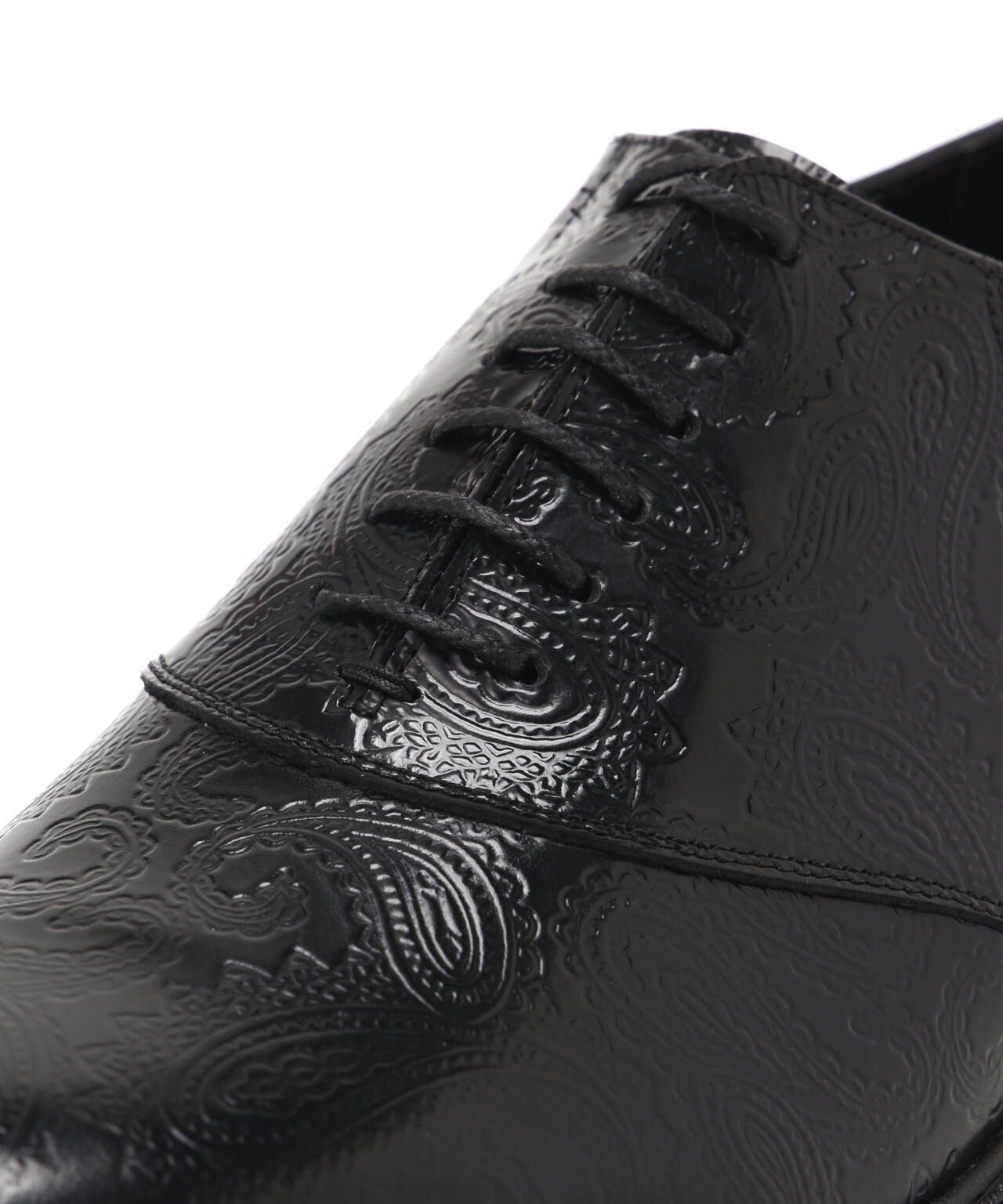 The Kenford Fineshoes/MENS CLASSIC SADDLE / BLACK PAISLEY