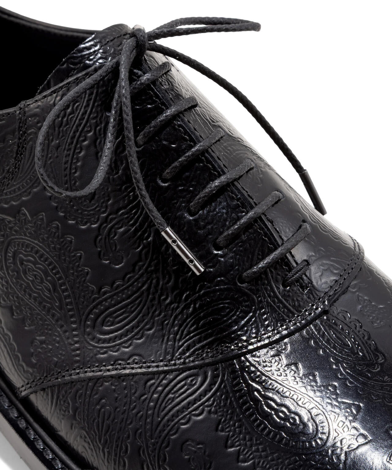 The Kenford Fineshoes/MENS CLASSIC SADDLE / BLACK PAISLEY