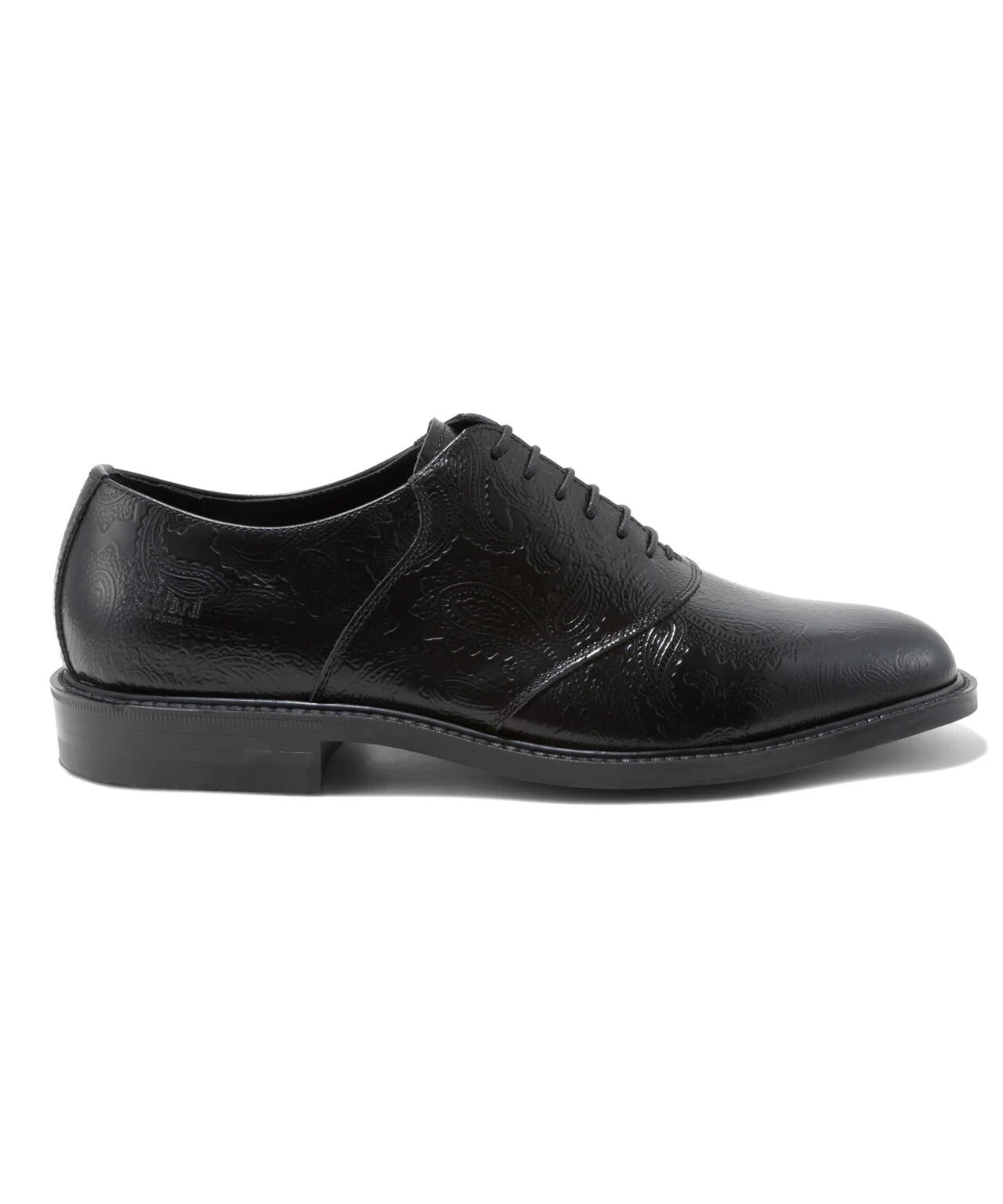 The Kenford Fineshoes/MENS CLASSIC SADDLE / BLACK PAISLEY