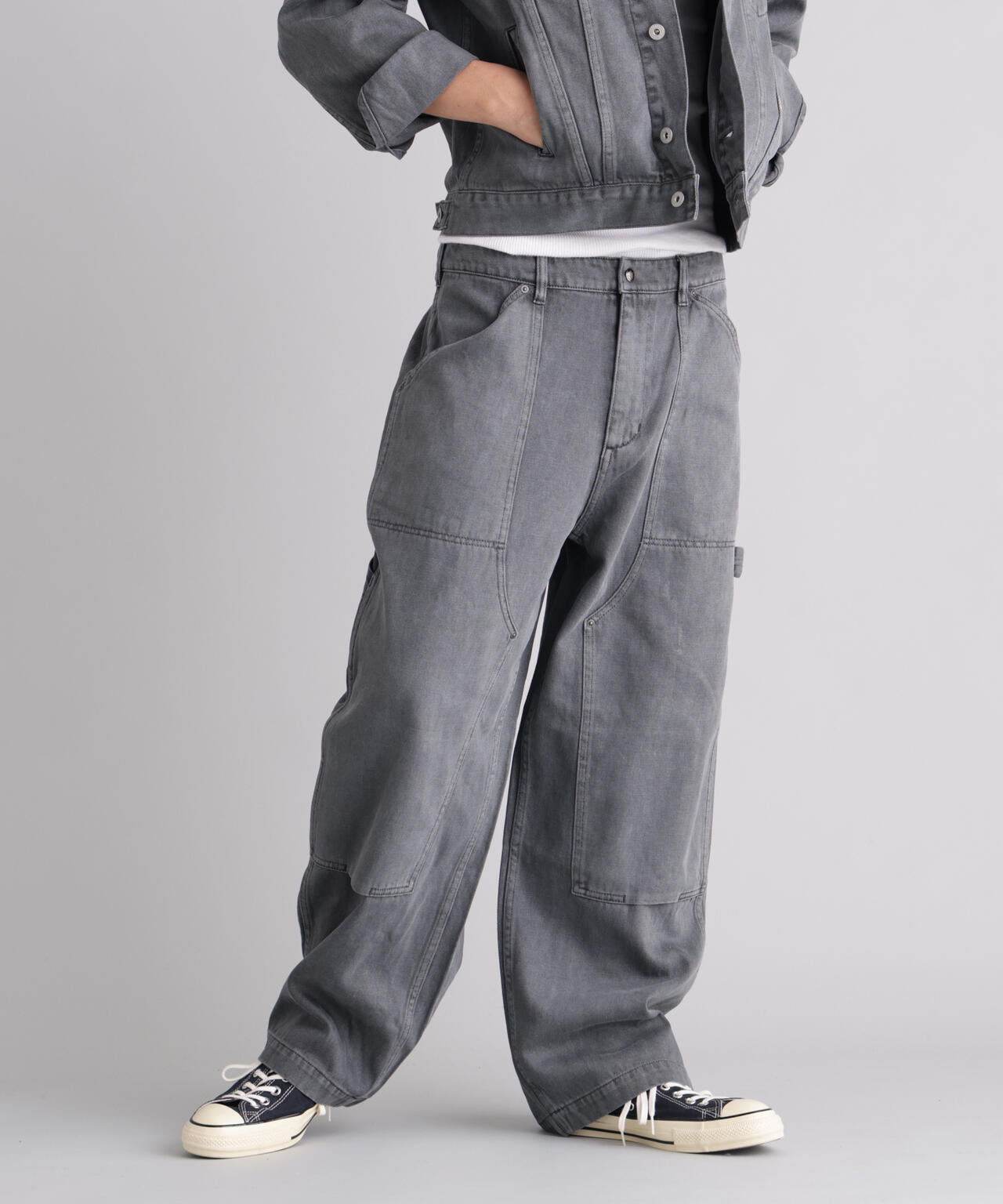 MANASTASH/マナスタッシュ/HEMP WASHED DOUBLE KNEE PANTS
