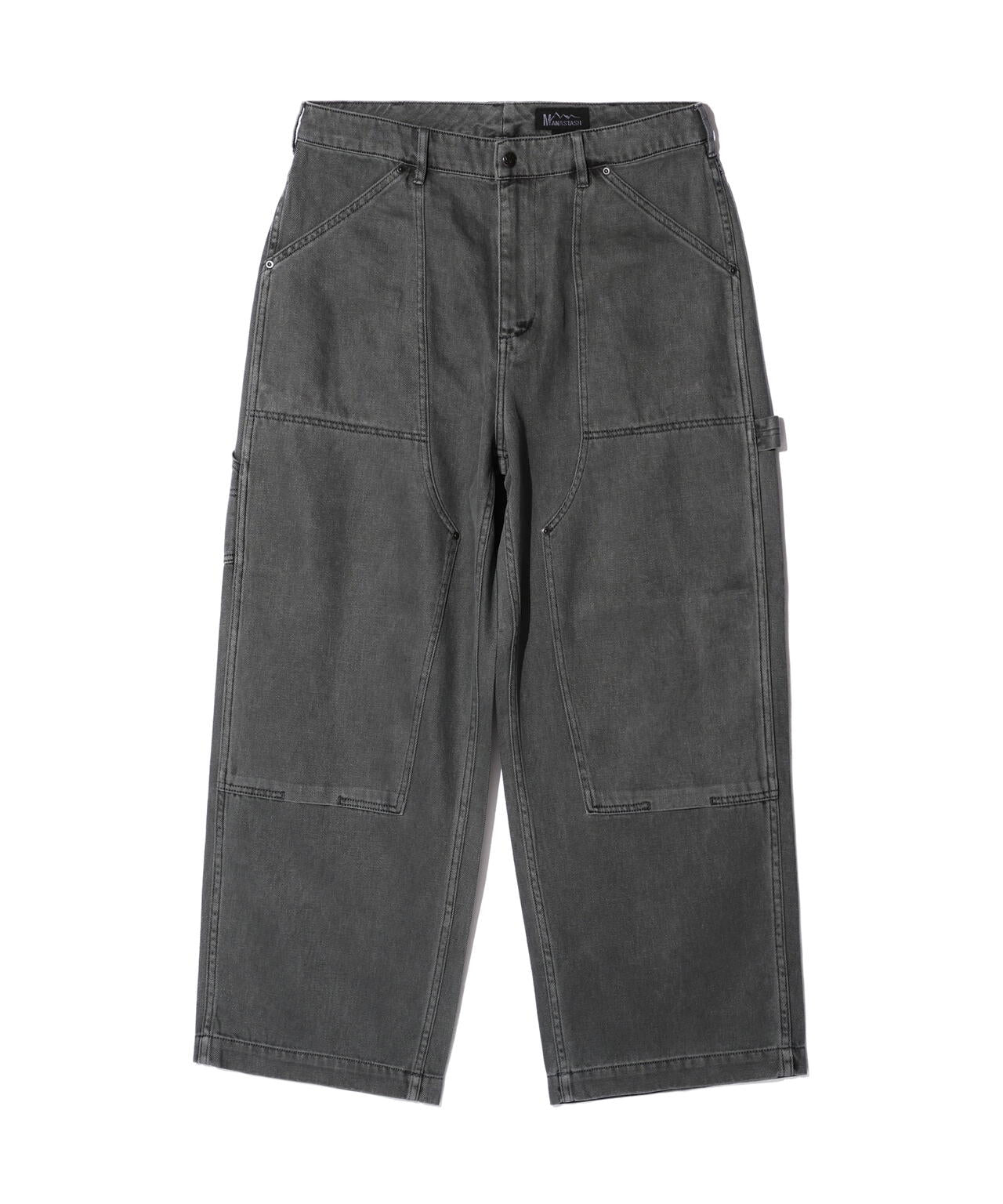 MANASTASH/マナスタッシュ/HEMP WASHED DOUBLE KNEE PANTS
