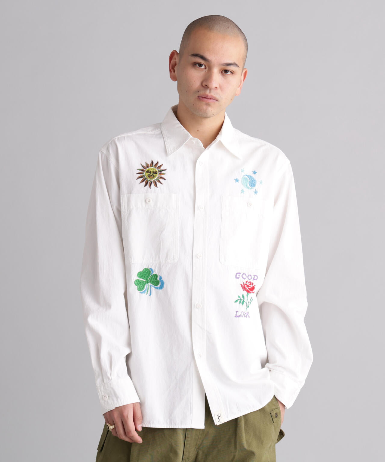 MANASTASH/マナスタッシュ/EMBROIDERY SHIRTS