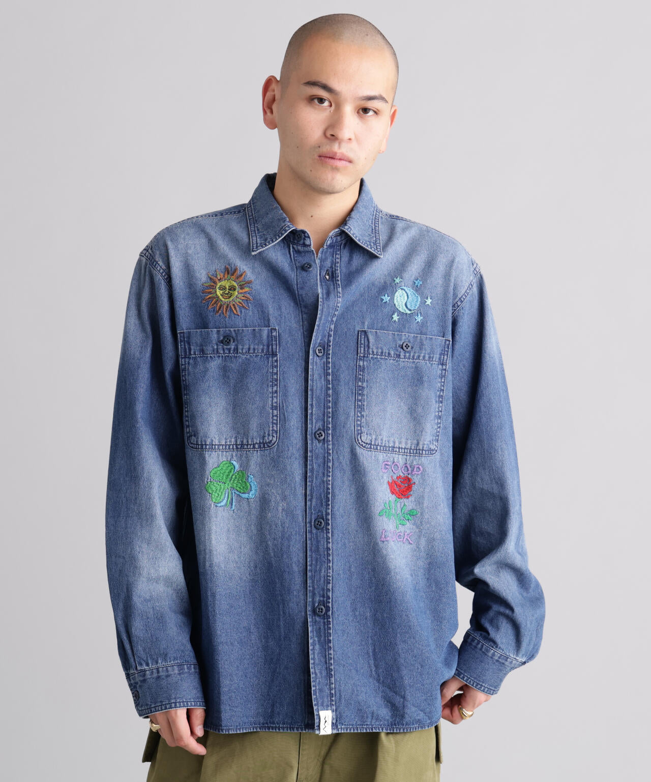 MANASTASH/マナスタッシュ/EMBROIDERY SHIRTS