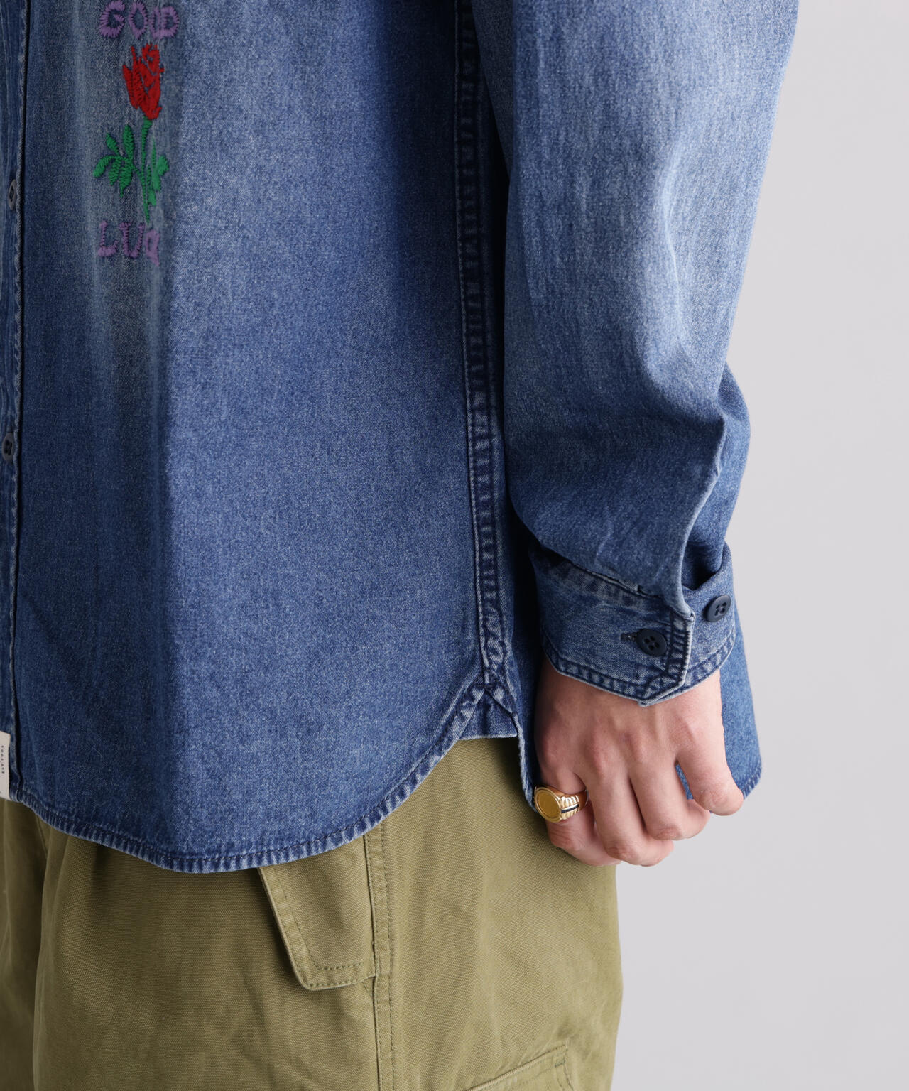 MANASTASH/マナスタッシュ/EMBROIDERY SHIRTS