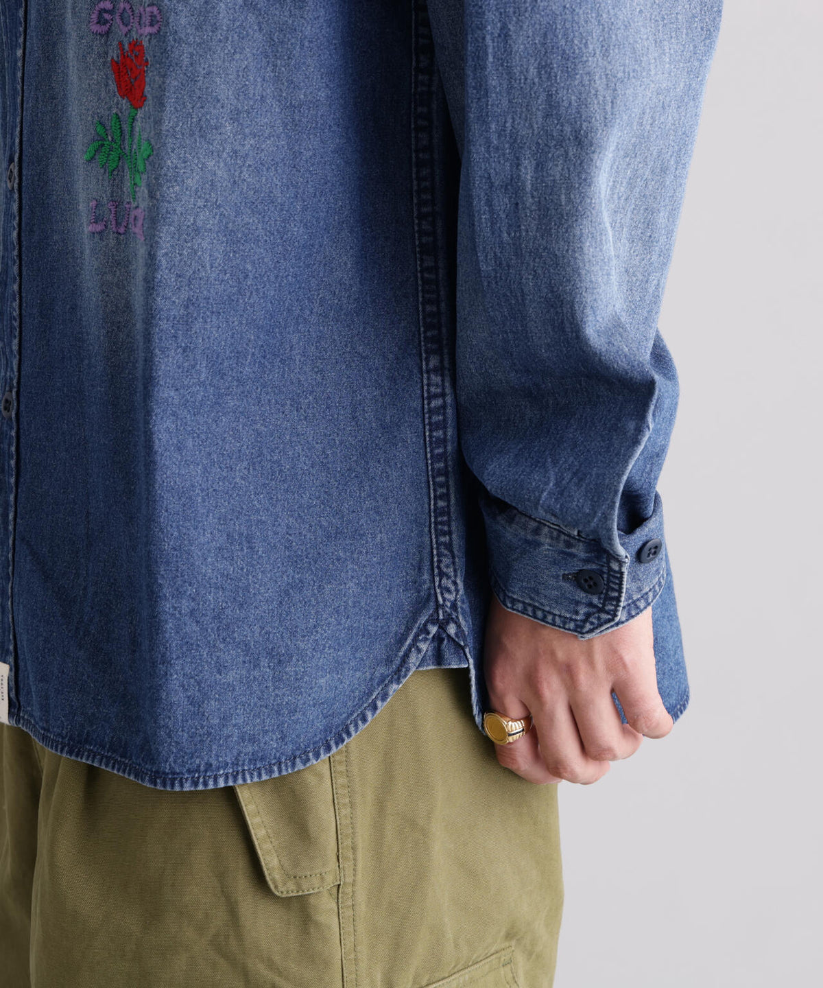 MANASTASH/マナスタッシュ/EMBROIDERY SHIRTS