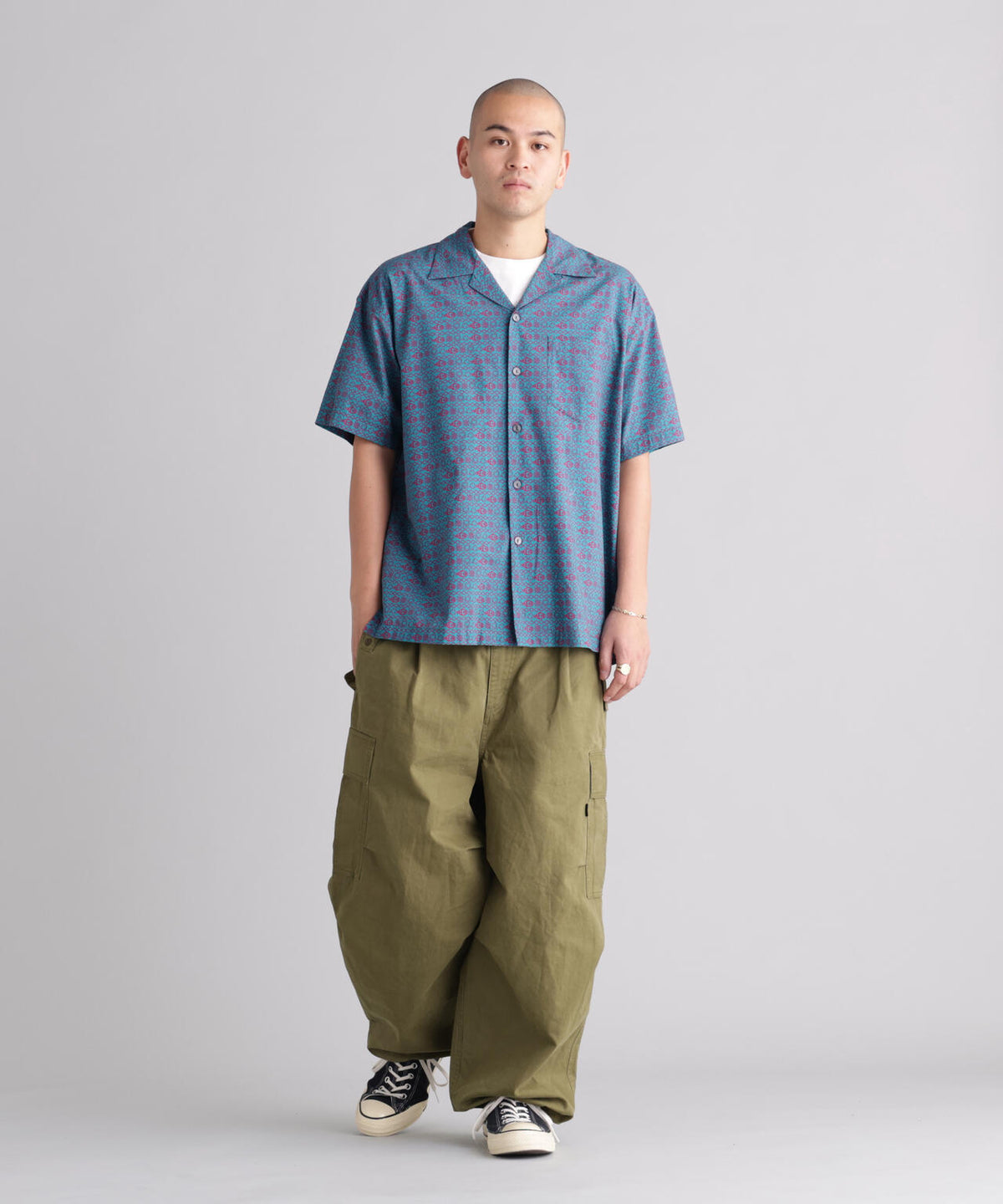 MANASTASH/マナスタッシュ/FISH PATTERN SHIRTS