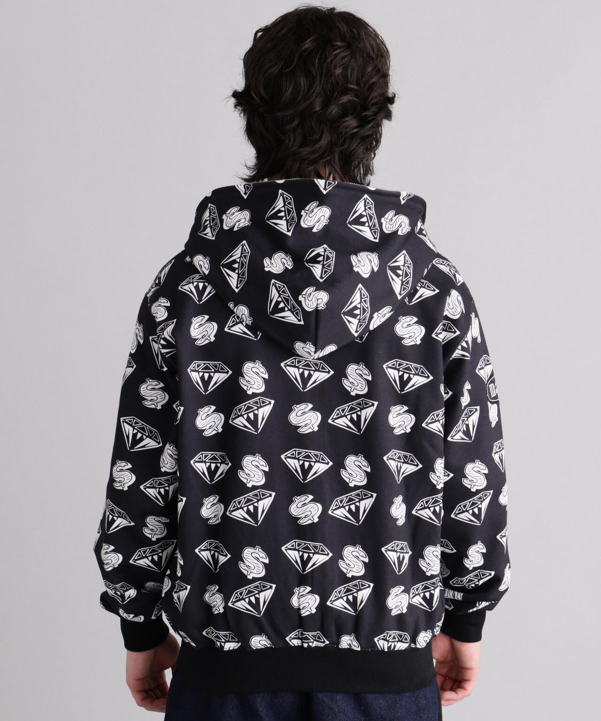 MANASTASHxBILLIONAIRE BOYS CLUB/ビリオネア・ボーイズ・クラブ/EMB LOGO ZIP HOODIE