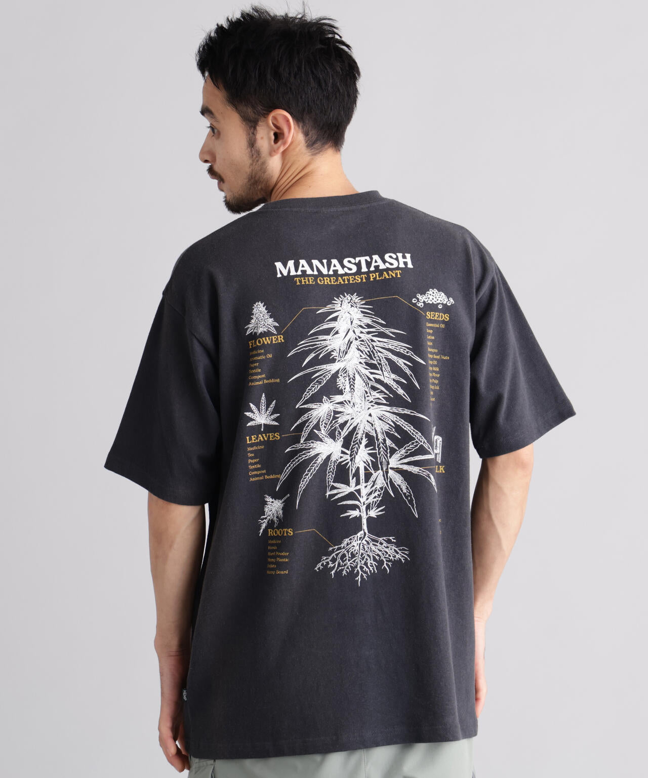 MANASTASH/マナスタッシュ/HEMP TEE TGP