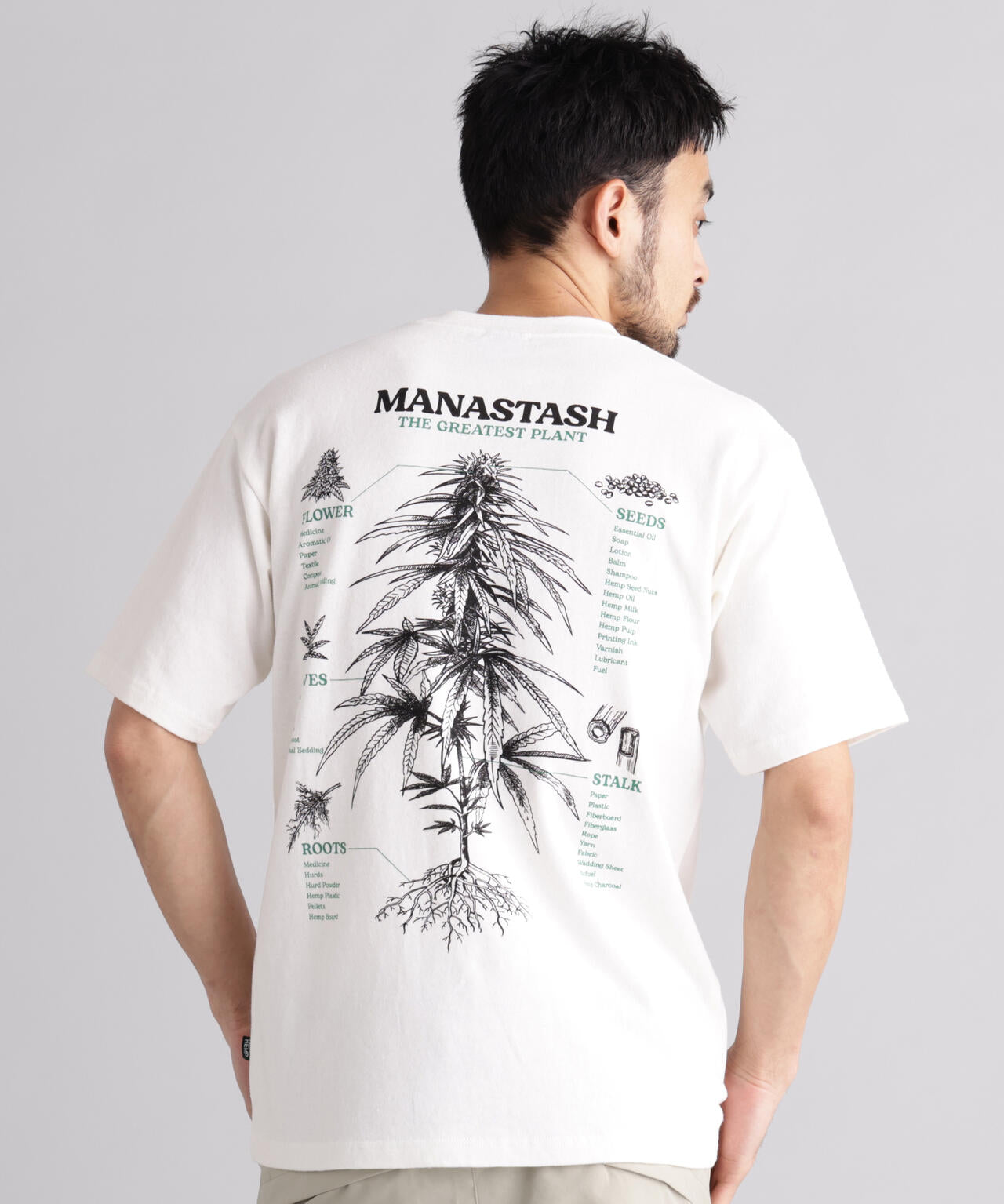MANASTASH/マナスタッシュ/HEMP TEE TGP