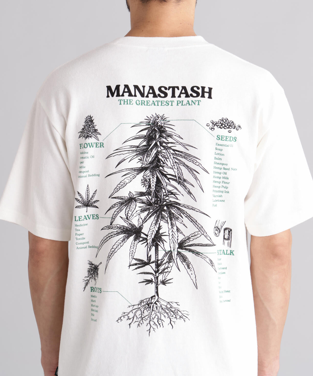 MANASTASH/マナスタッシュ/HEMP TEE TGP