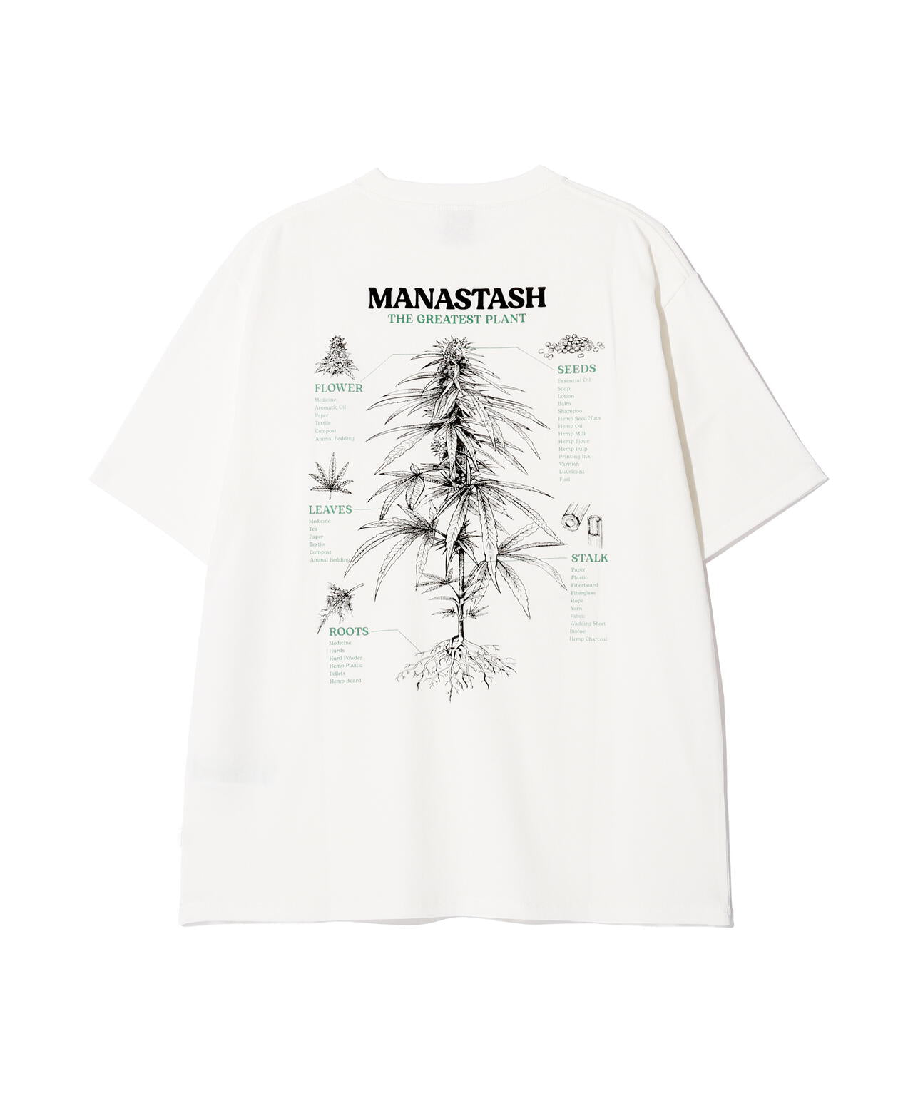 MANASTASH/マナスタッシュ/HEMP TEE TGP