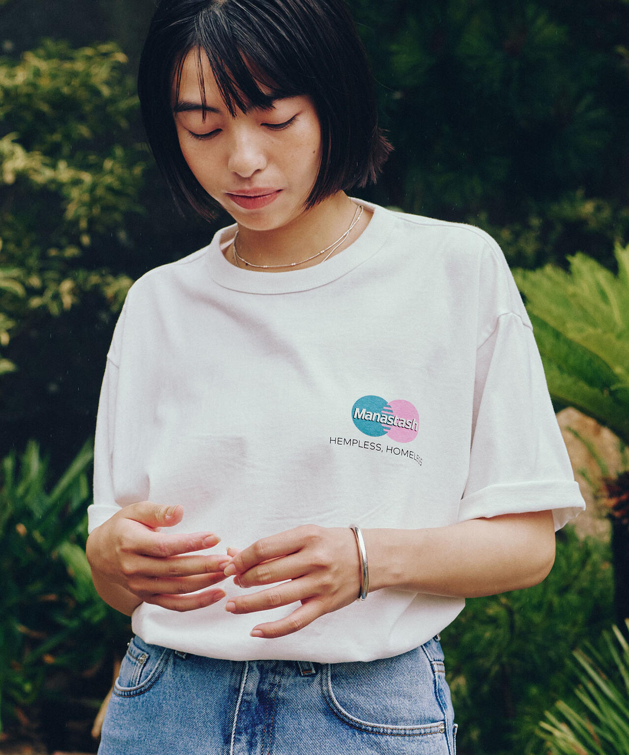 MANASTASH/マナスタッシュ/TWO CIRCLE TEE
