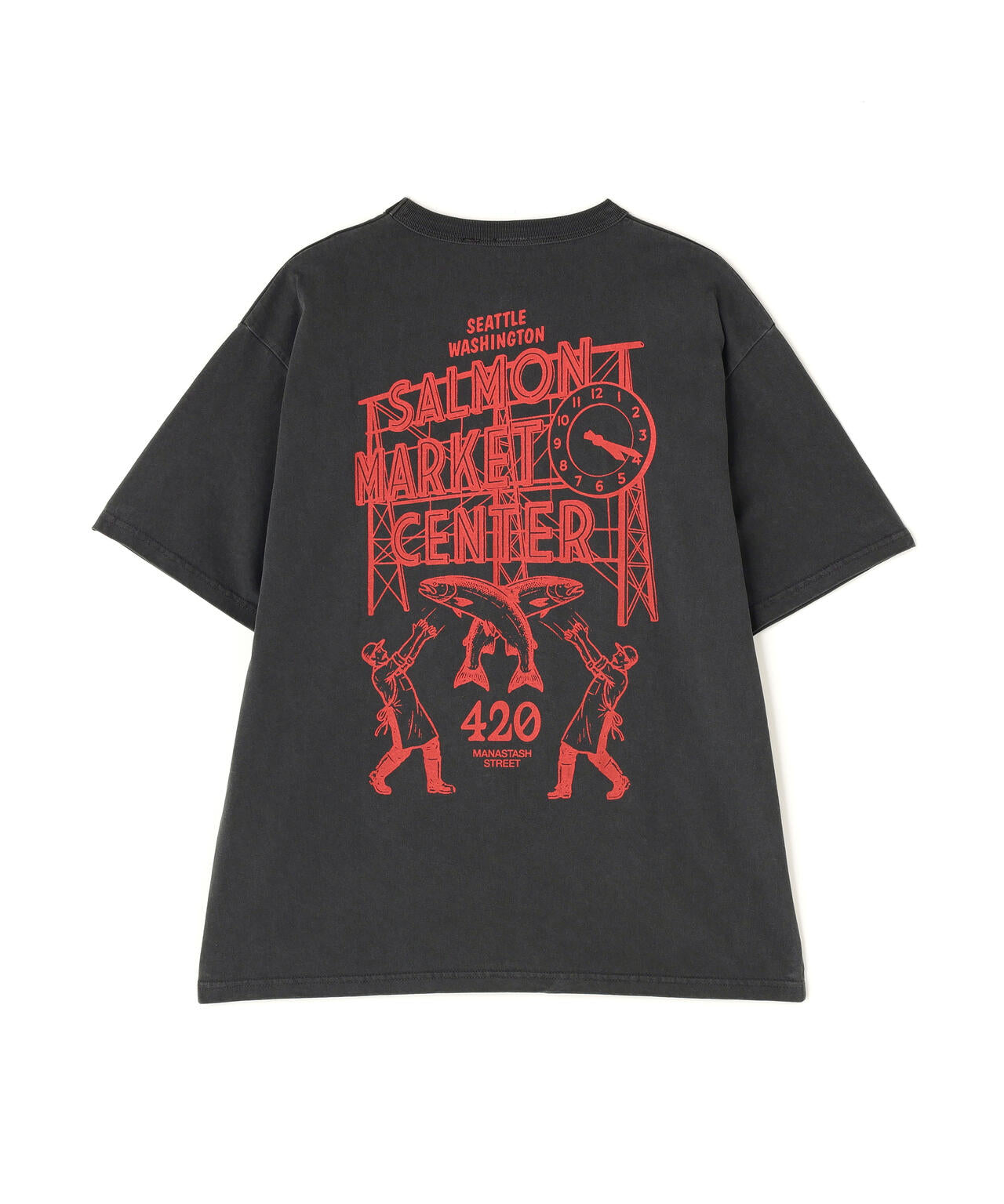 MANASTASH/マナスタッシュ/SALMON MARKET CENTER TEE