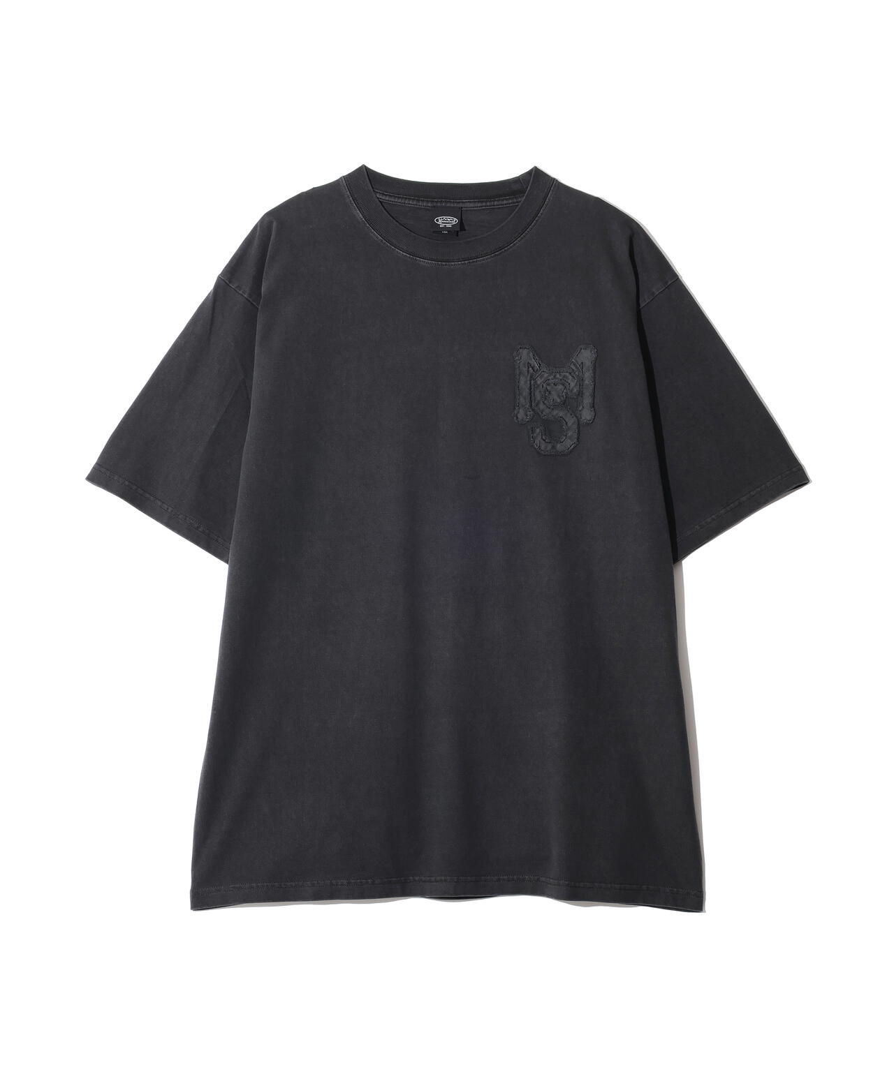 MANASTASH/マナスタッシュ/PUMICE TEE RAW EDGE LOGO