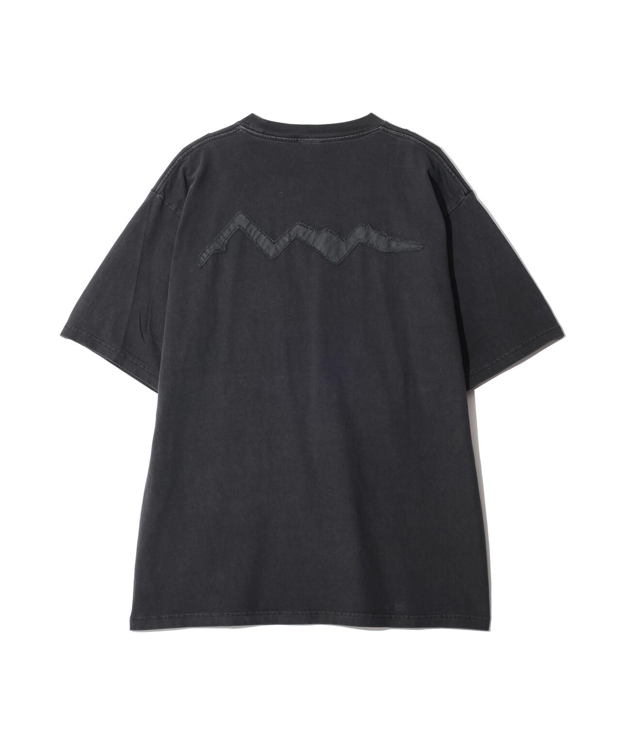 MANASTASH/マナスタッシュ/PUMICE TEE RAW EDGE LOGO