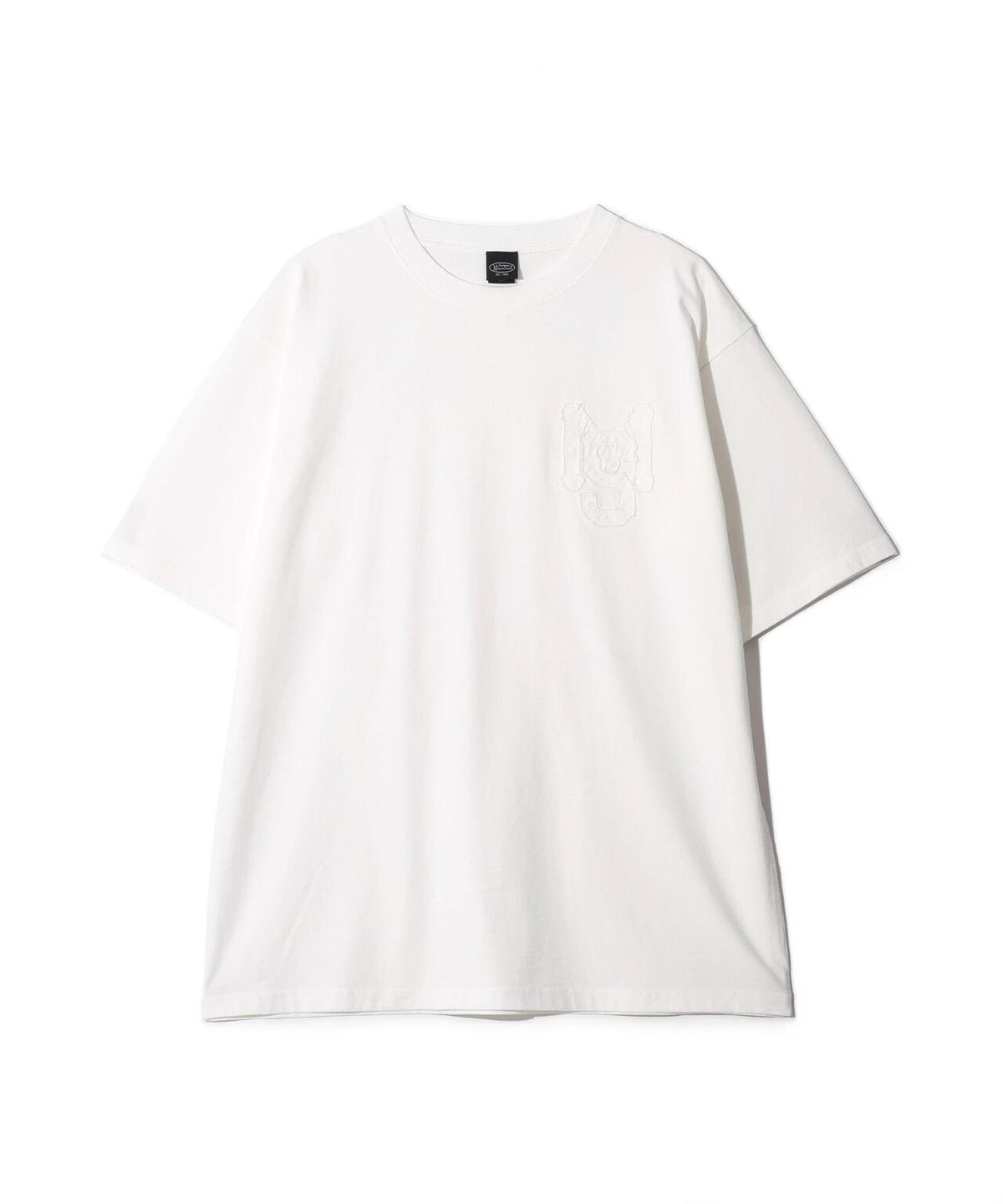MANASTASH/マナスタッシュ/PUMICE TEE RAW EDGE LOGO