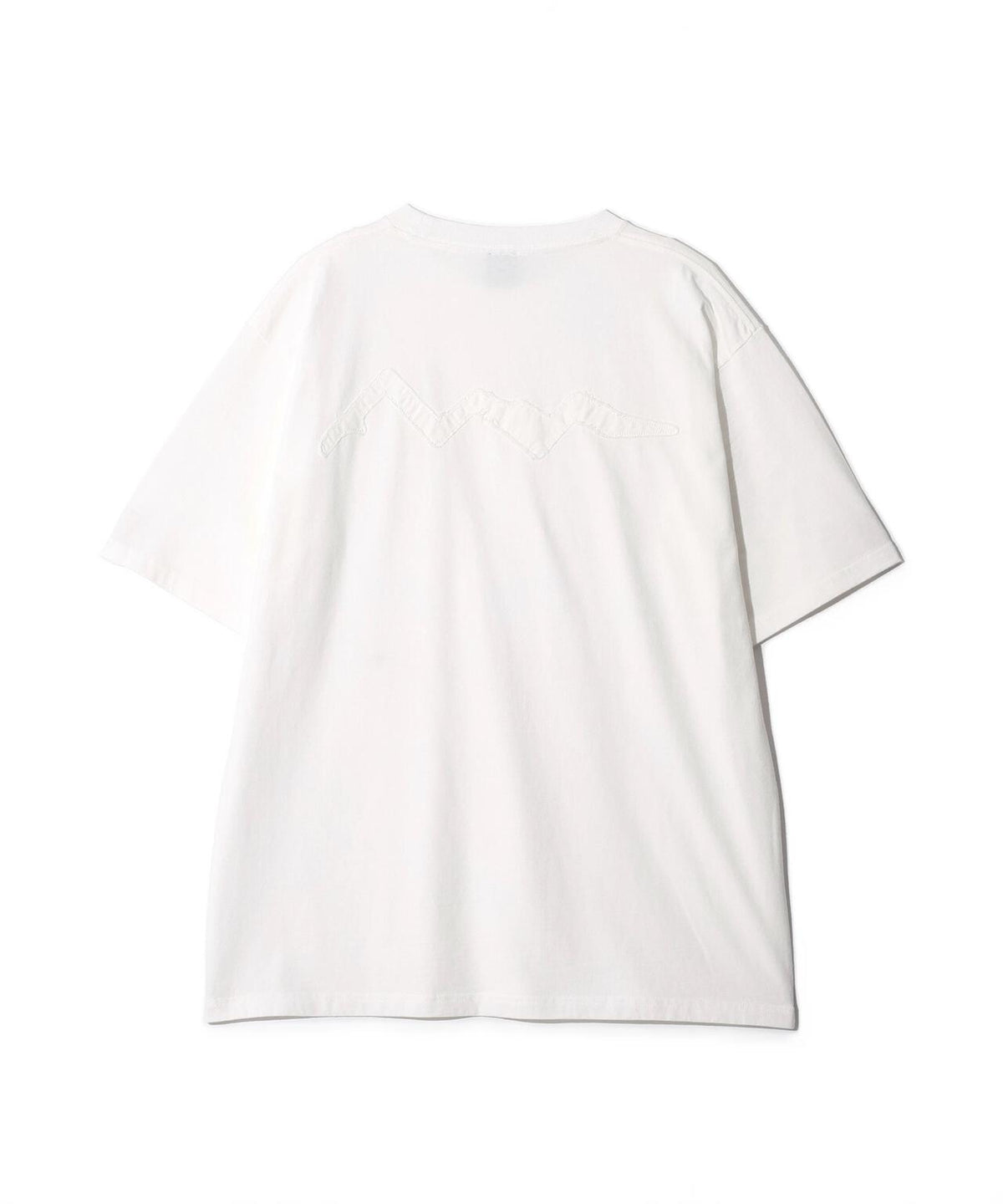 MANASTASH/マナスタッシュ/PUMICE TEE RAW EDGE LOGO