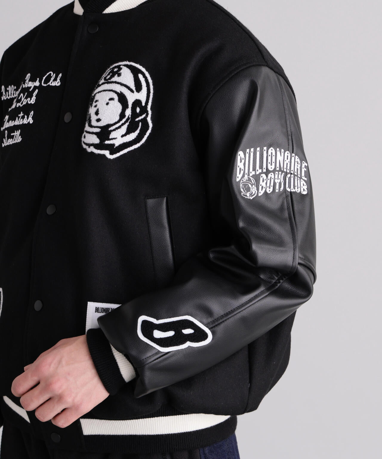 MANASTASHxBILLIONAIRE BOYS CLUB/ビリオネア・ボーイズ・クラブ/BBC MANA VARSITY JACKET