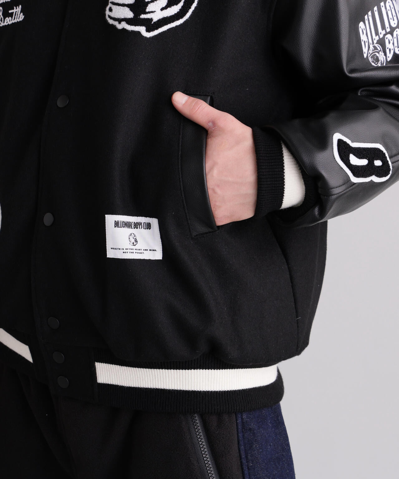 MANASTASHxBILLIONAIRE BOYS CLUB/ビリオネア・ボーイズ・クラブ/BBC MANA VARSITY JACKET